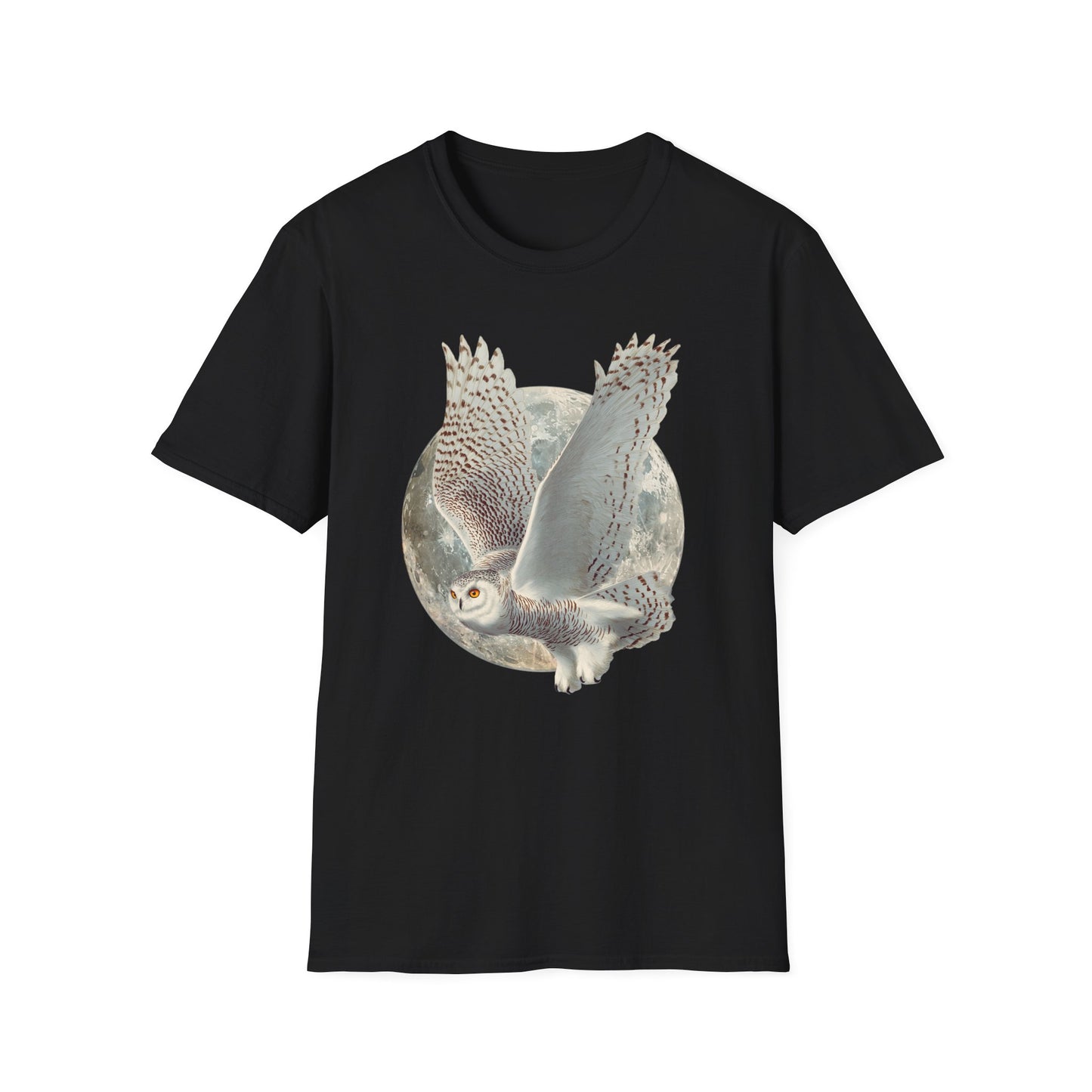 Snowy Owl Moon T-Shirt