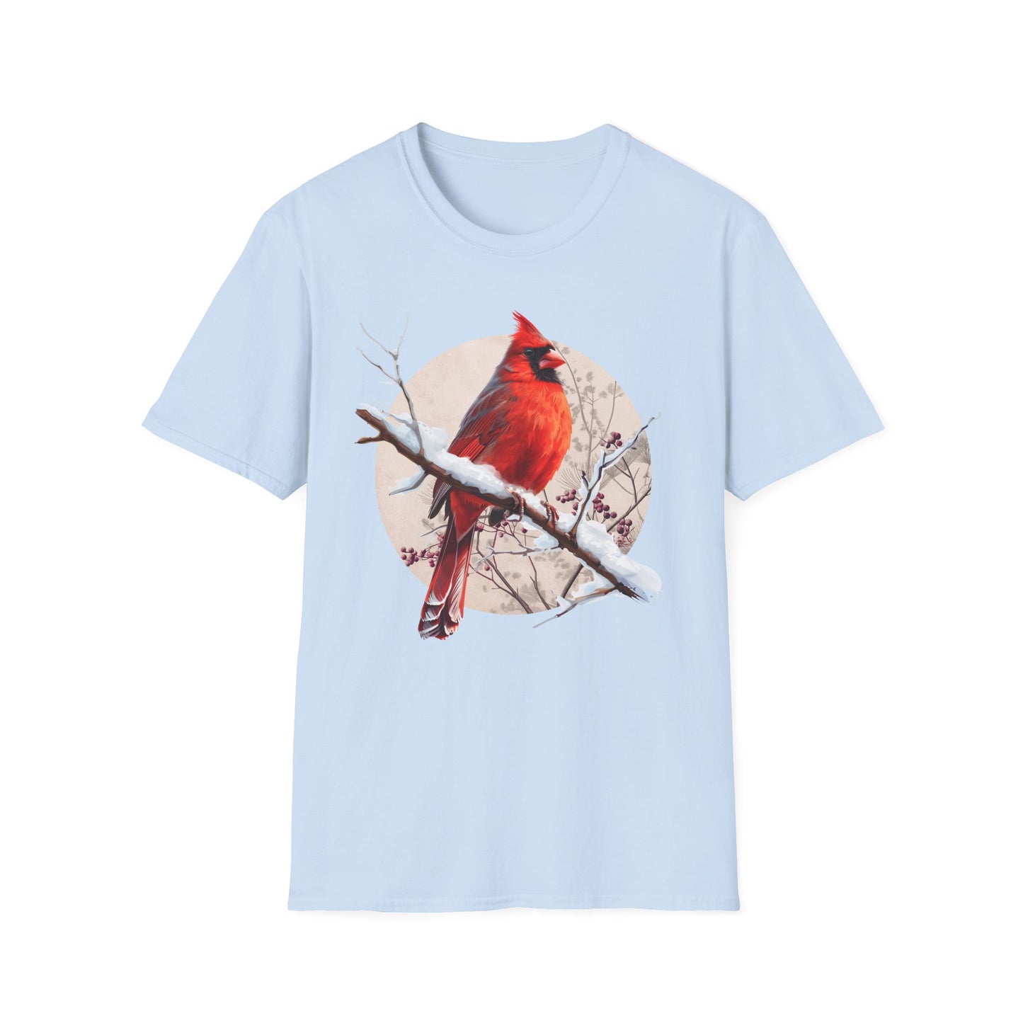 Northern Cardinal – Winter Branch T-Shirt