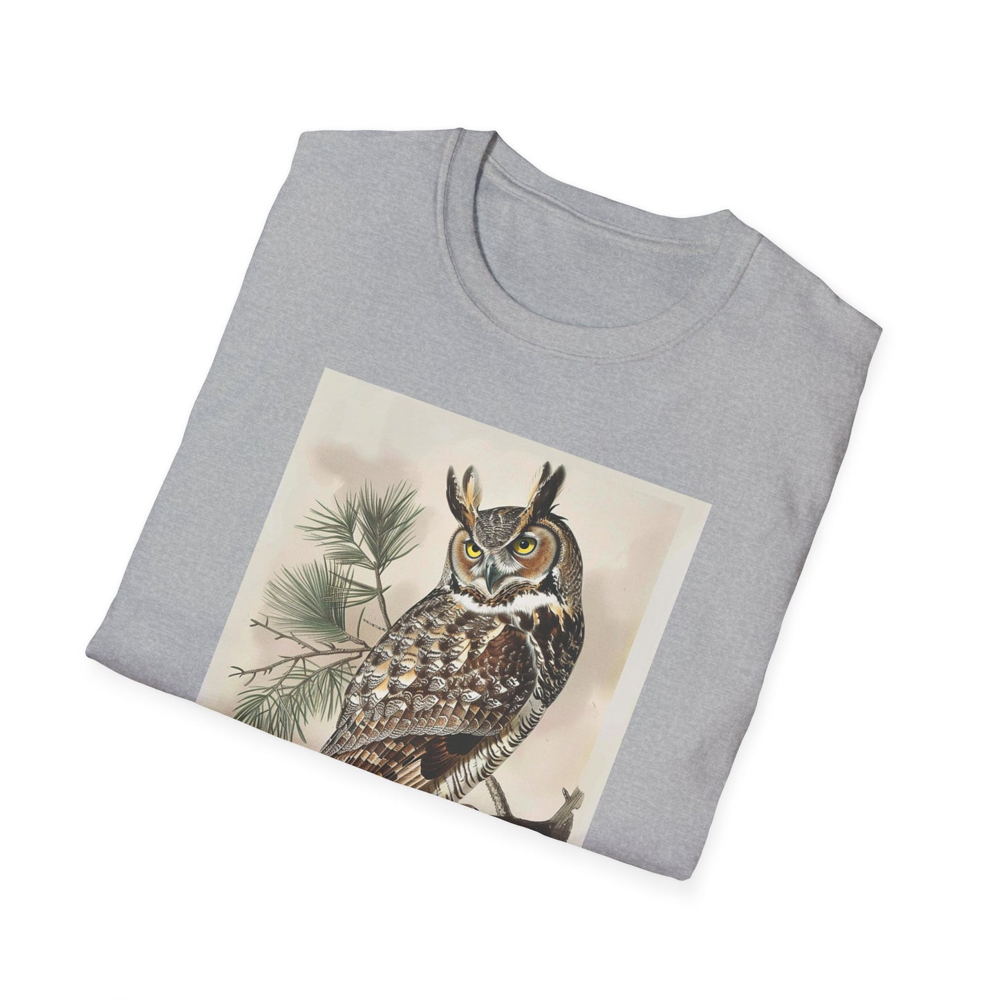 Great Horned Owl – Vintage T-Shirt