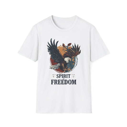Bald Eagle Spirit of Freedom Vintage T-Shirt