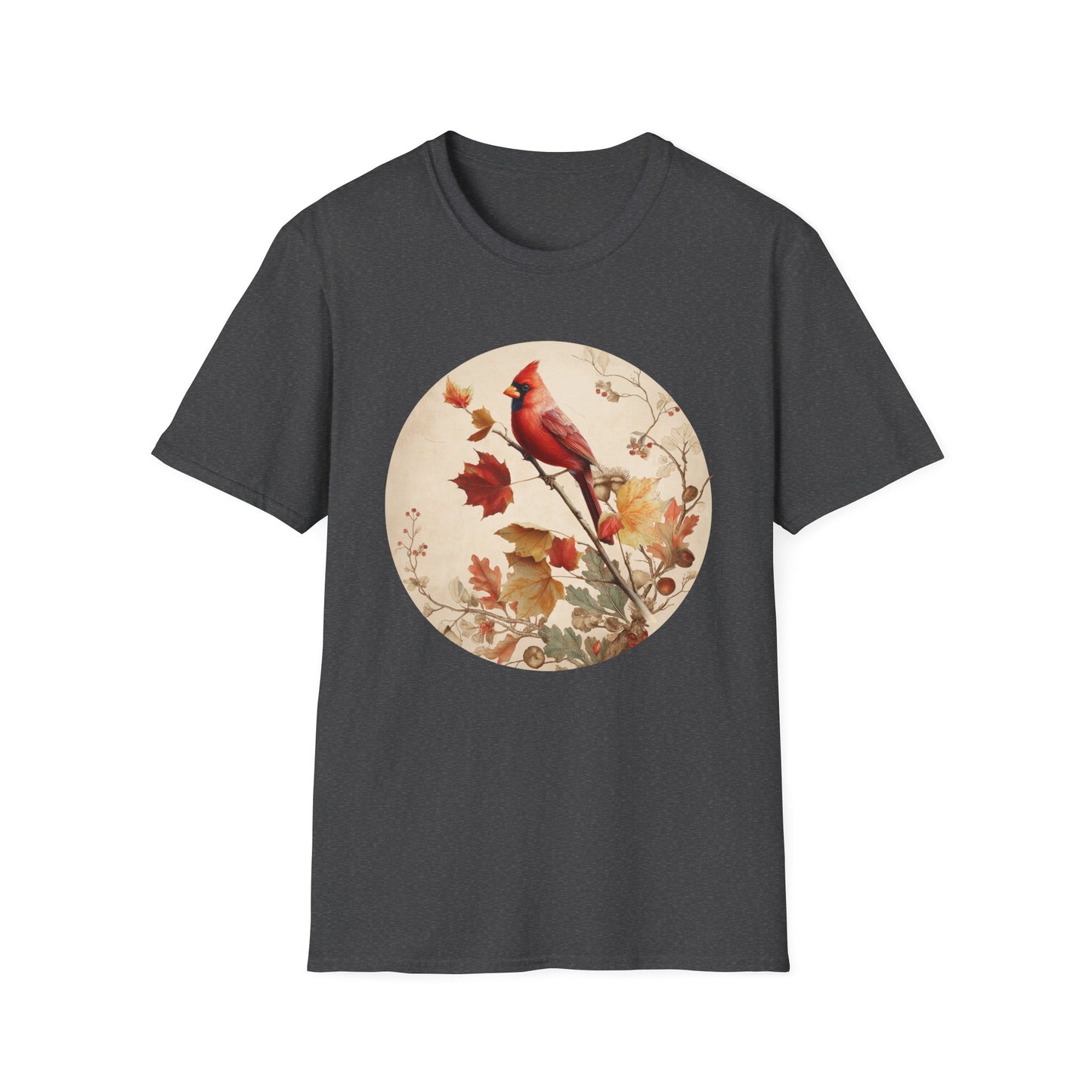 Northern Cardinal Autumn Branch T-Shirt