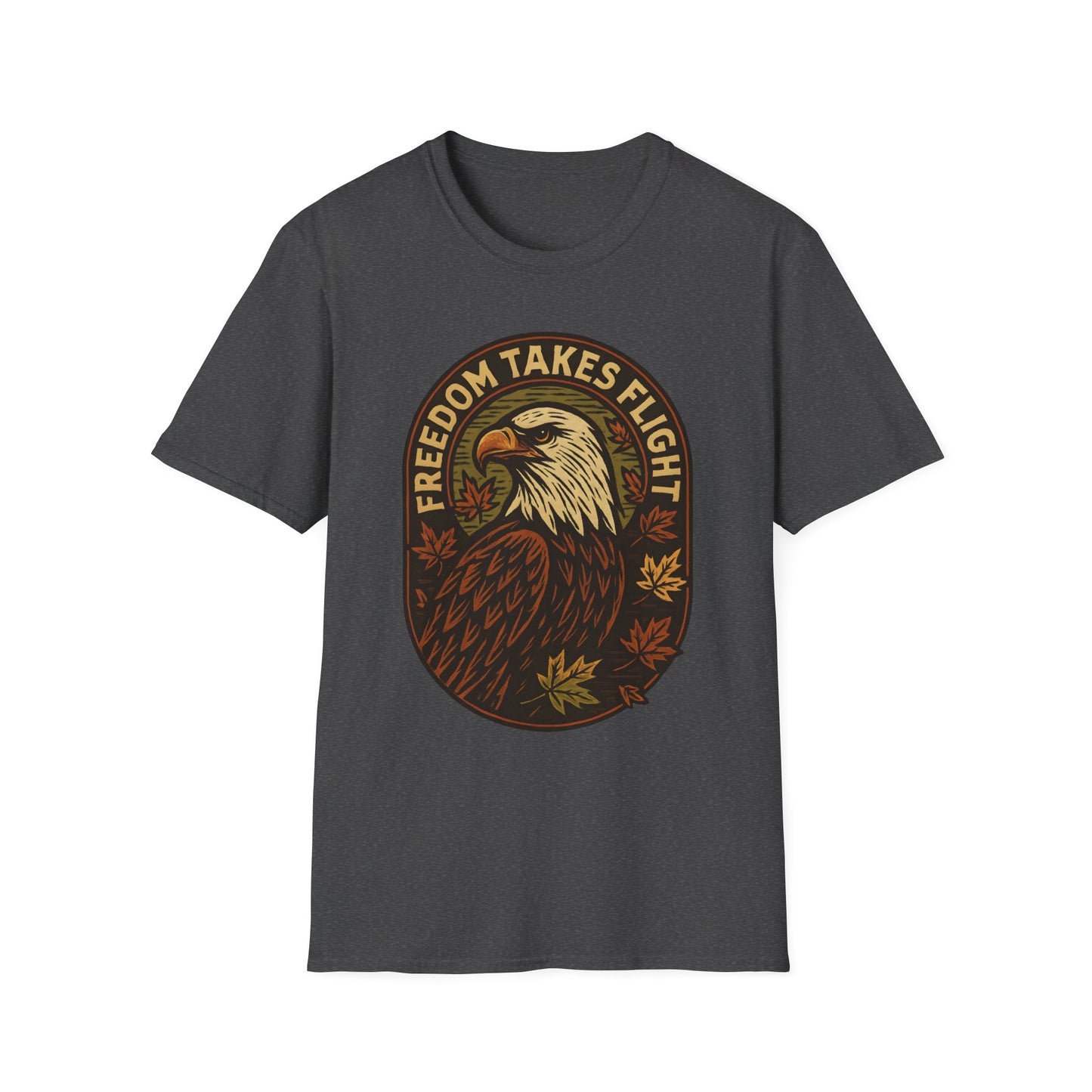 Bald Eagle Autumn Vintage T-Shirt