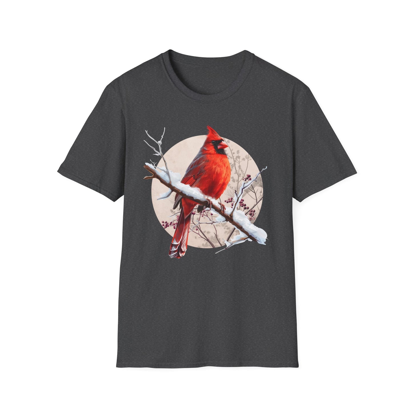Northern Cardinal – Winter Branch T-Shirt