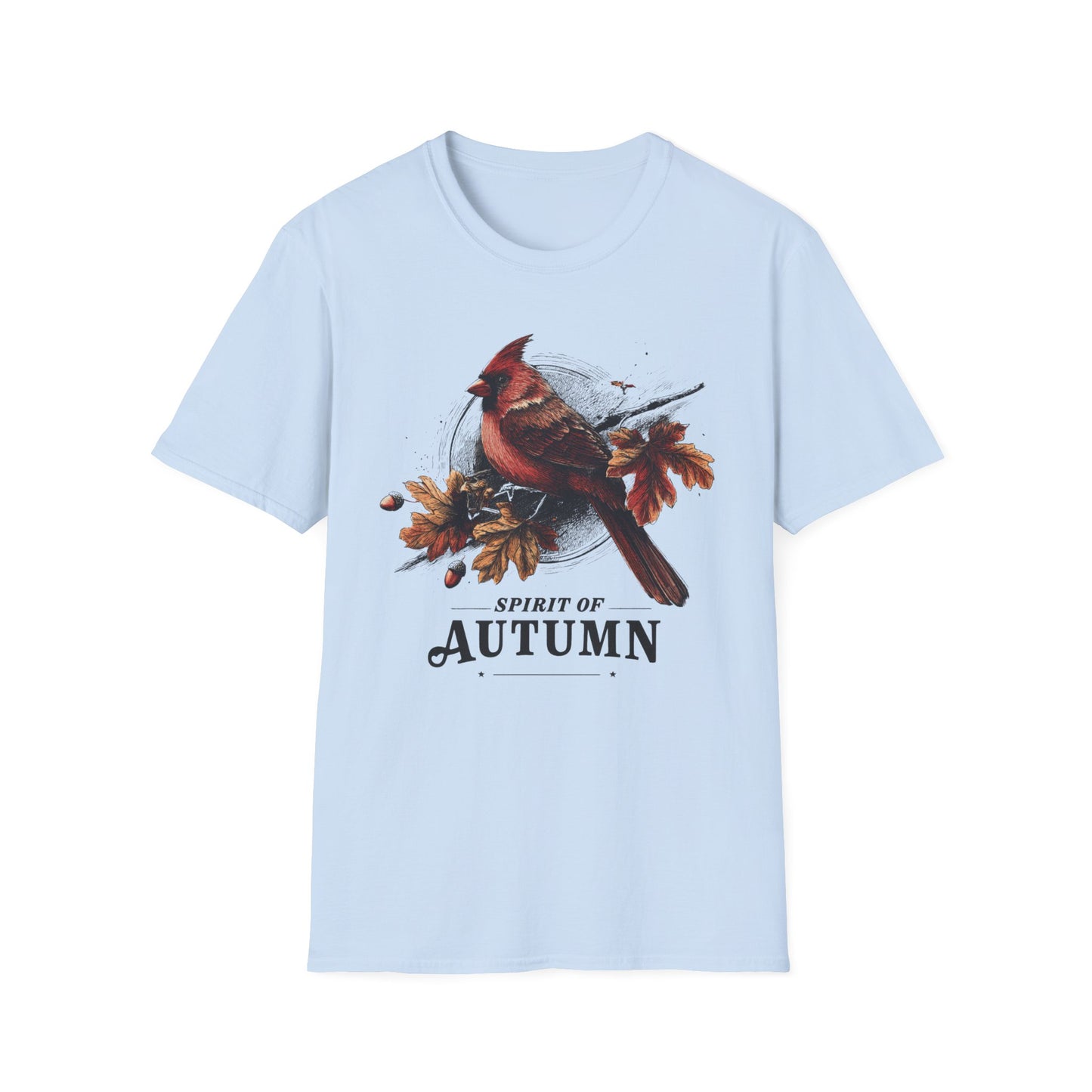 Northern Cardinal Spirit of Autumn Vintage T-Shirt