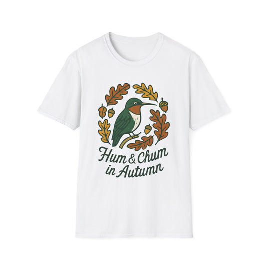 Ruby-throated Hummingbird Autumn Crest T-Shirt