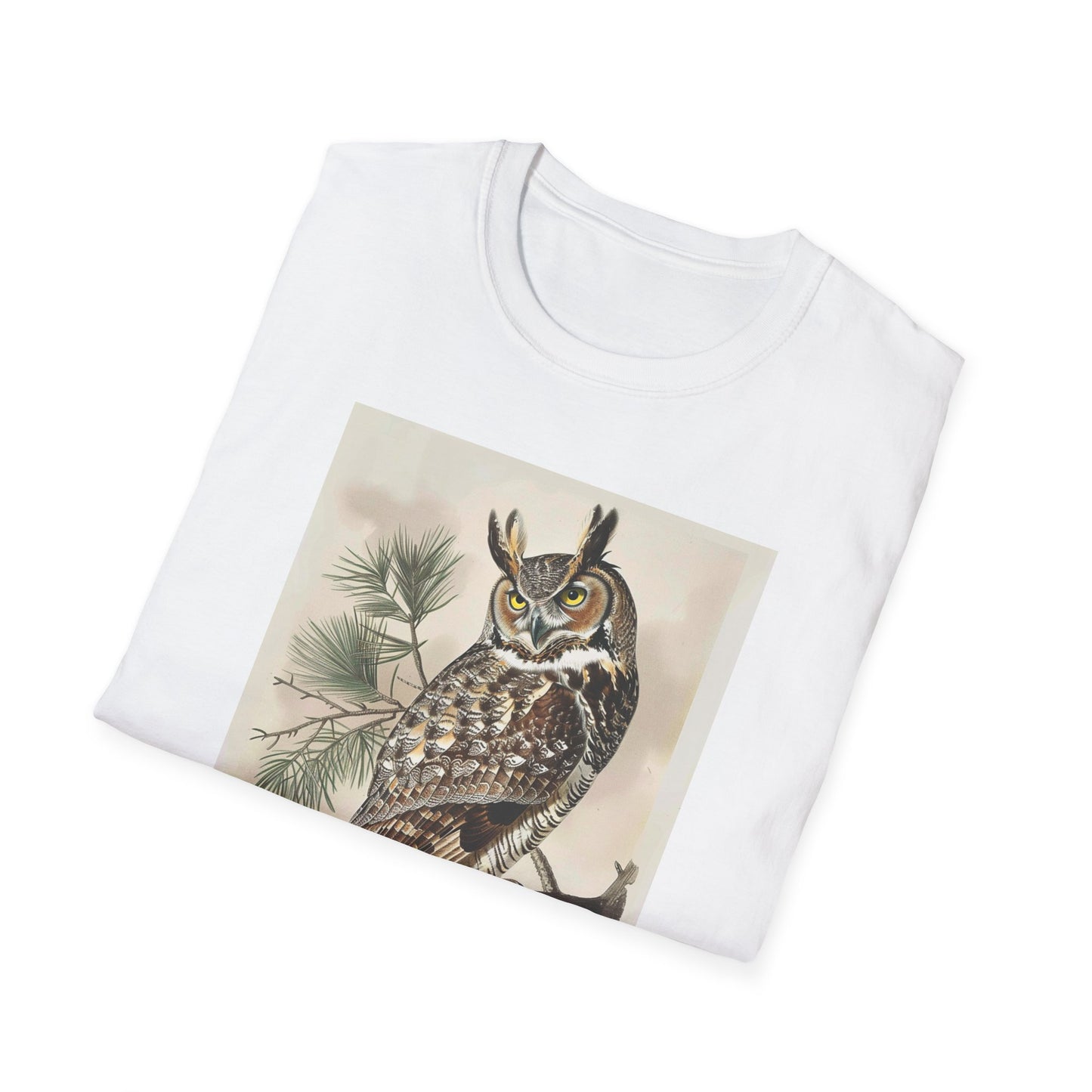 Great Horned Owl – Vintage T-Shirt
