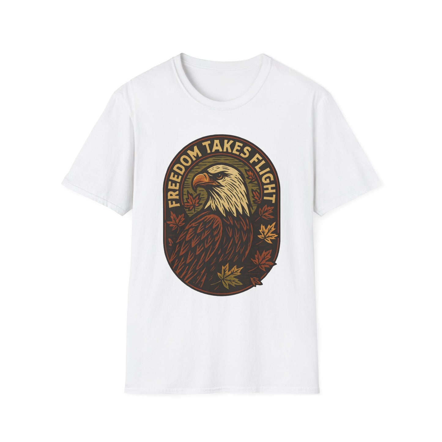 Bald Eagle Autumn Vintage T-Shirt