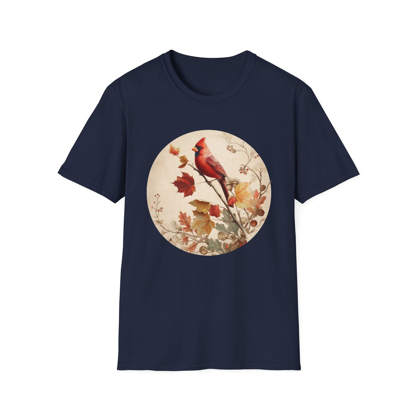 Northern Cardinal Autumn Branch T-Shirt