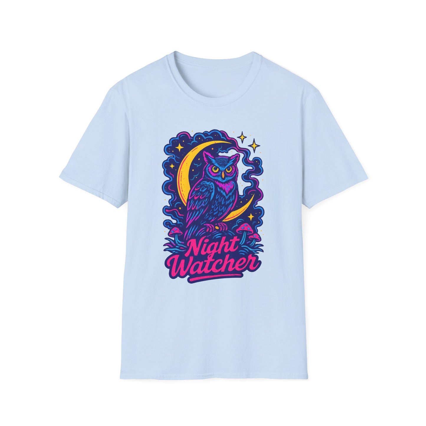 Great Horned Owl Psychedelic T-Shirt