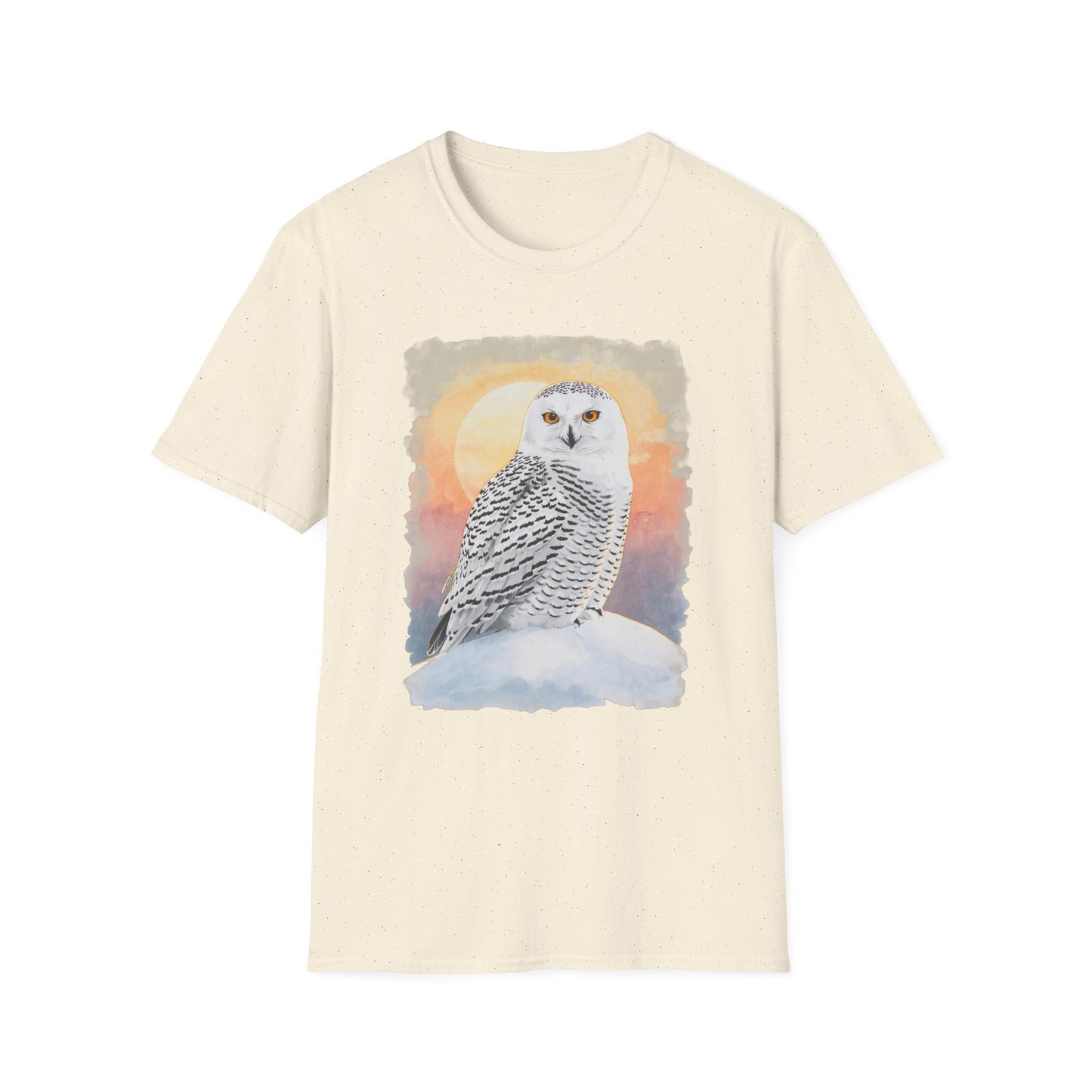 Snowy Owl Winter Sunset T-Shirt