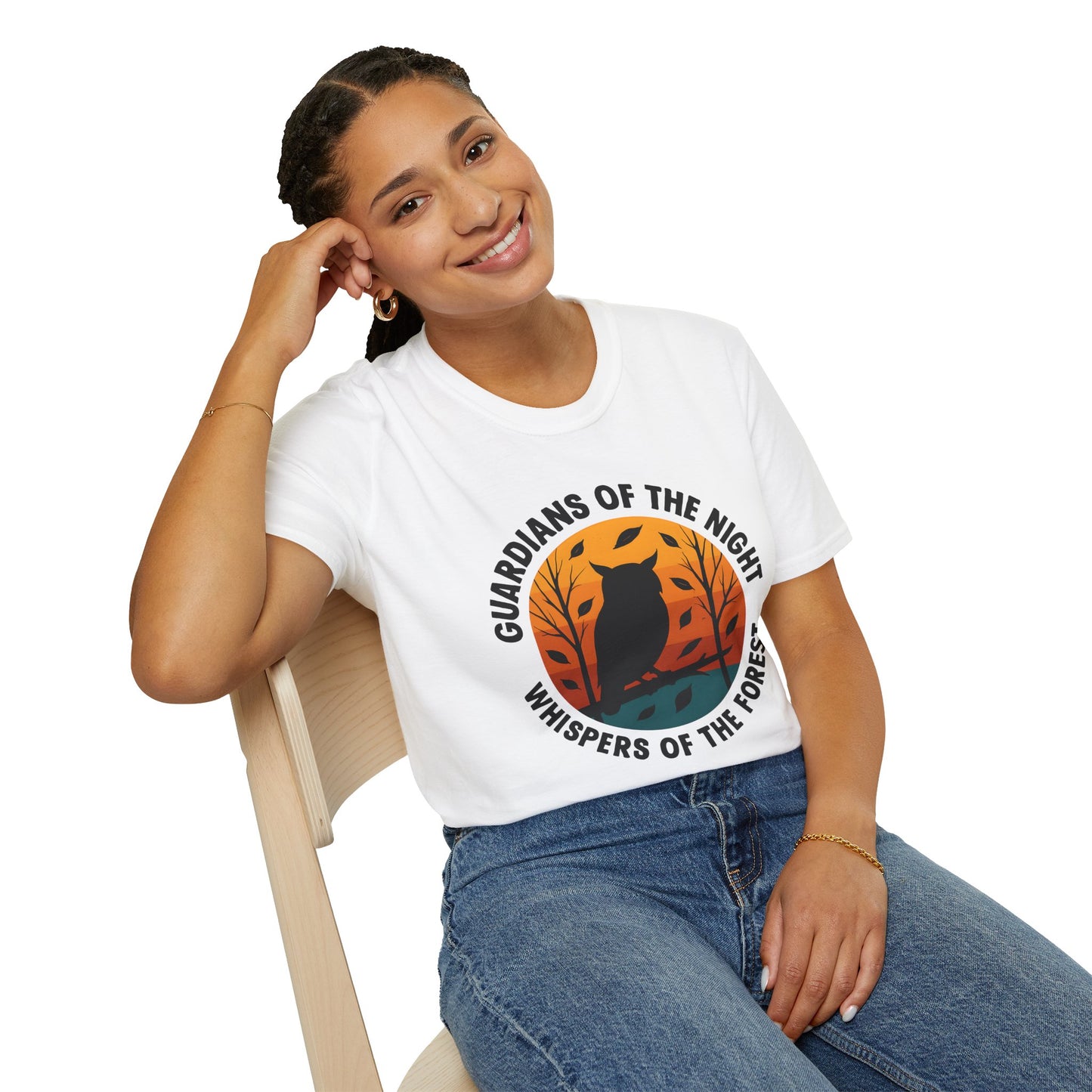 Owl Silhouette Sunset T-Shirt