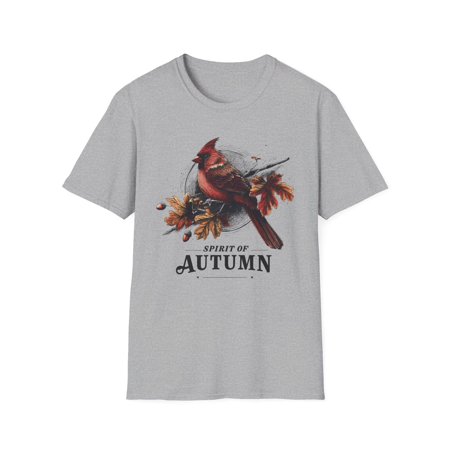 Northern Cardinal Spirit of Autumn Vintage T-Shirt
