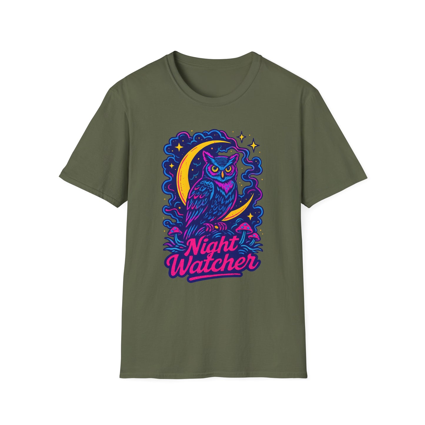 Great Horned Owl Psychedelic T-Shirt