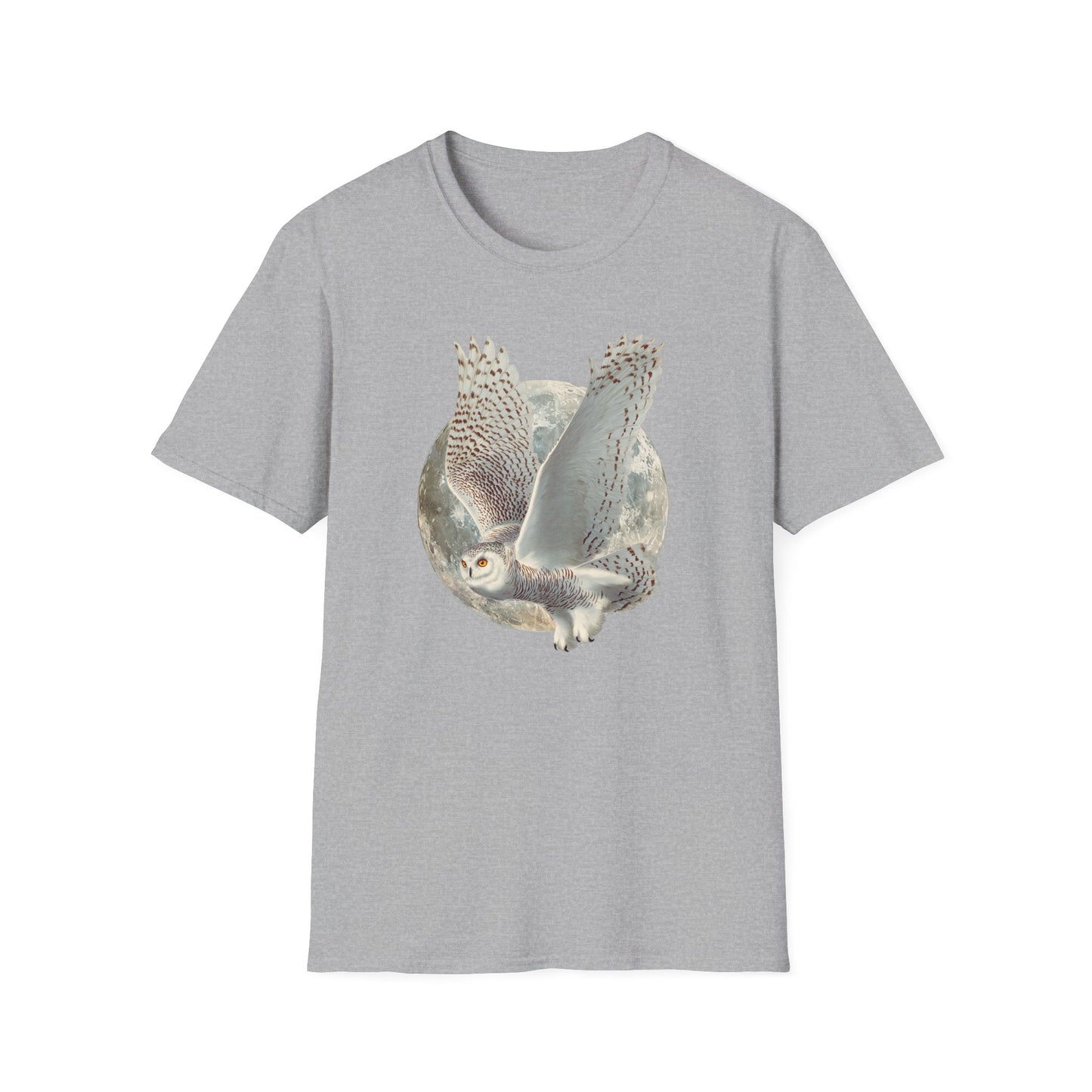 Snowy Owl Moon T-Shirt