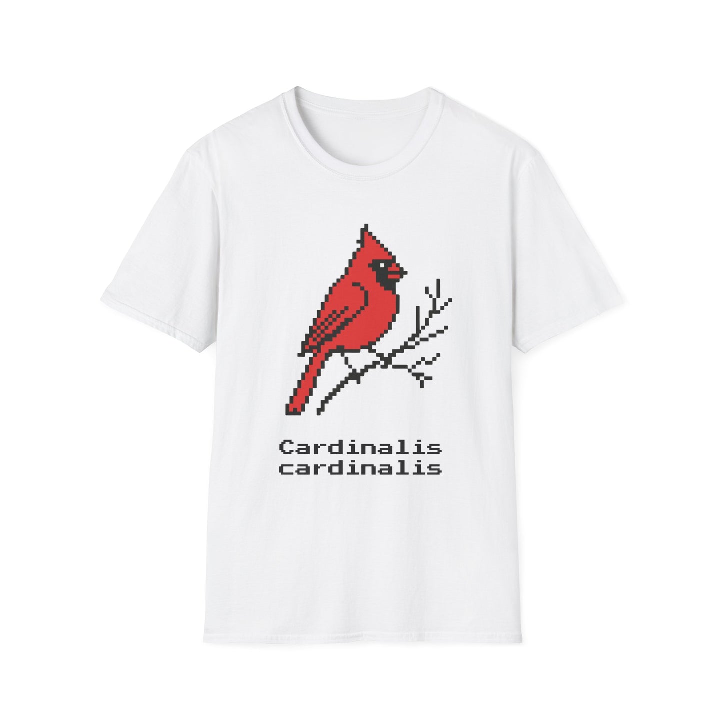 Northern Cardinal Pixel Art (Male)