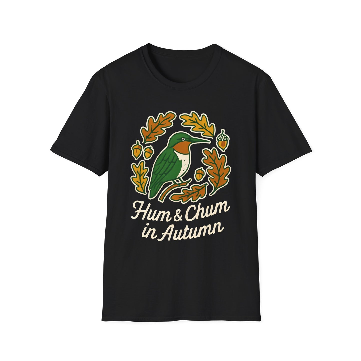 Ruby-throated Hummingbird Autumn Crest T-Shirt