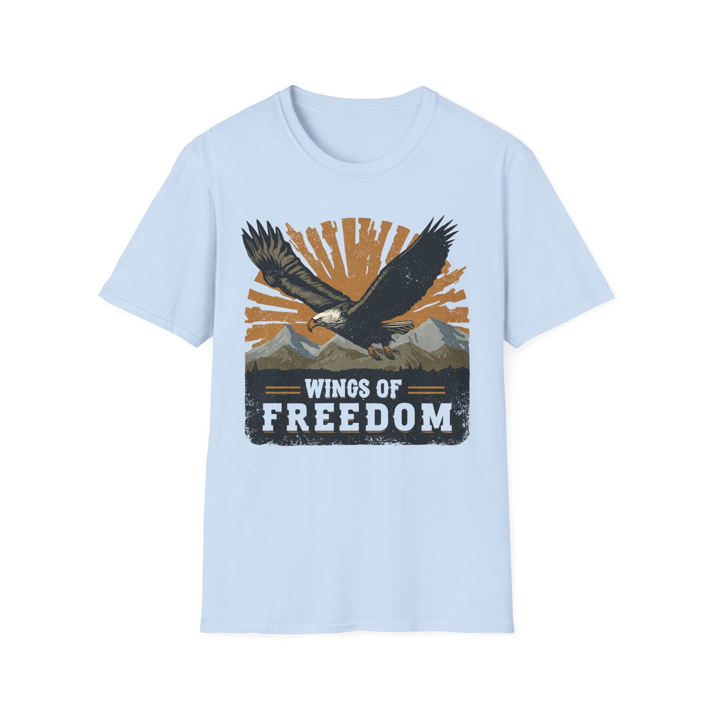 Bald Eagle Wings of Freedom T-Shirt