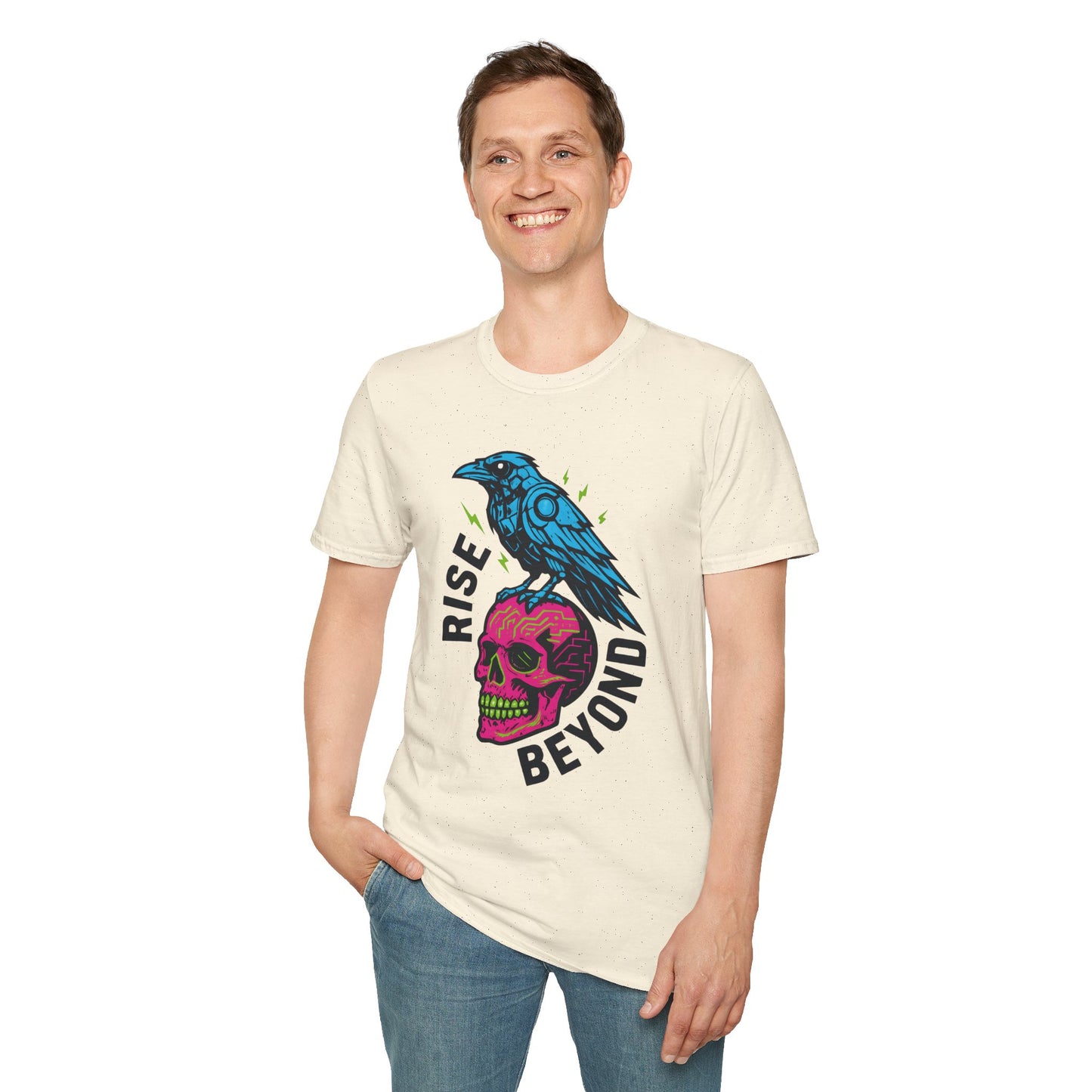 Rise Beyond Raven Skull T-Shirt
