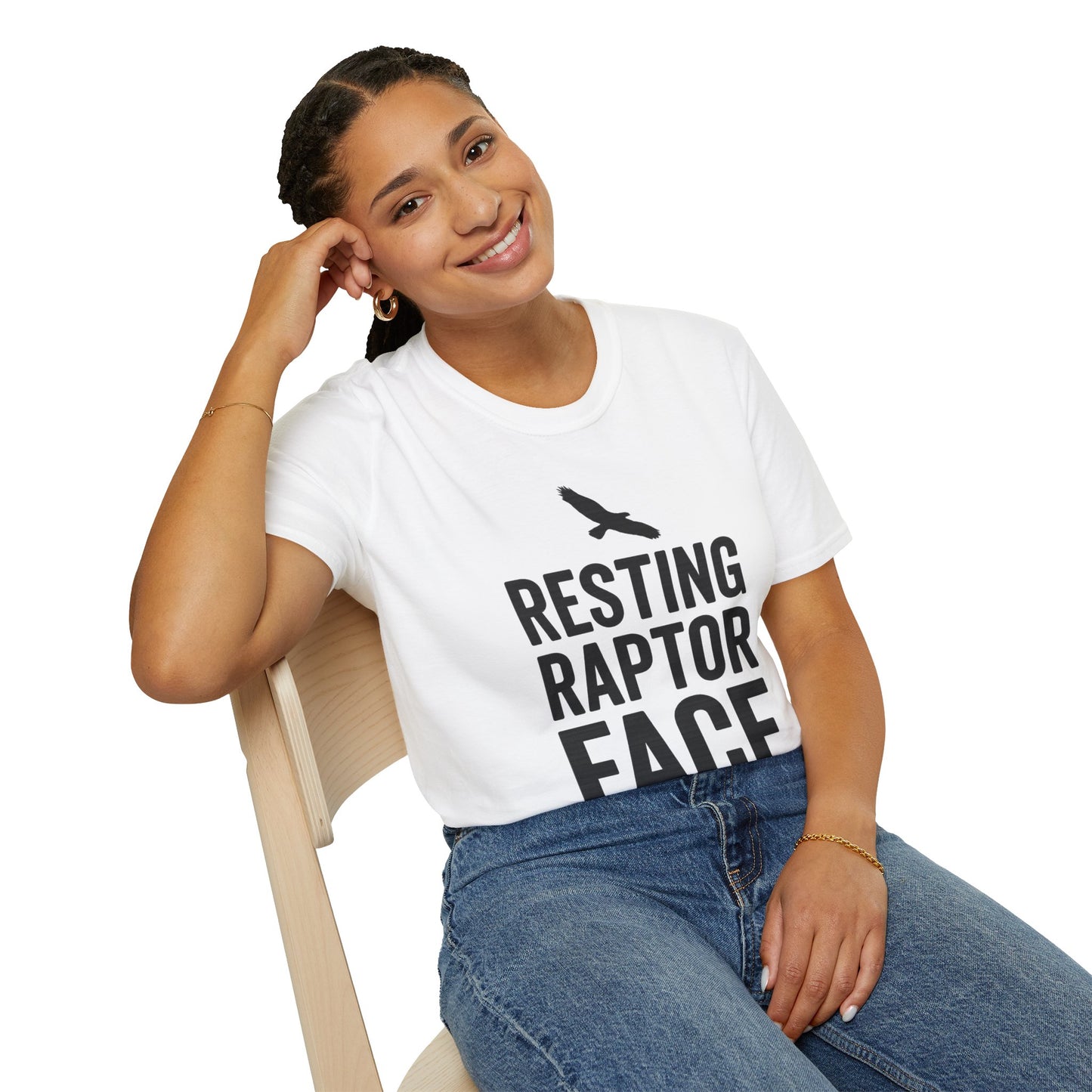 Resting Raptor Face Tee