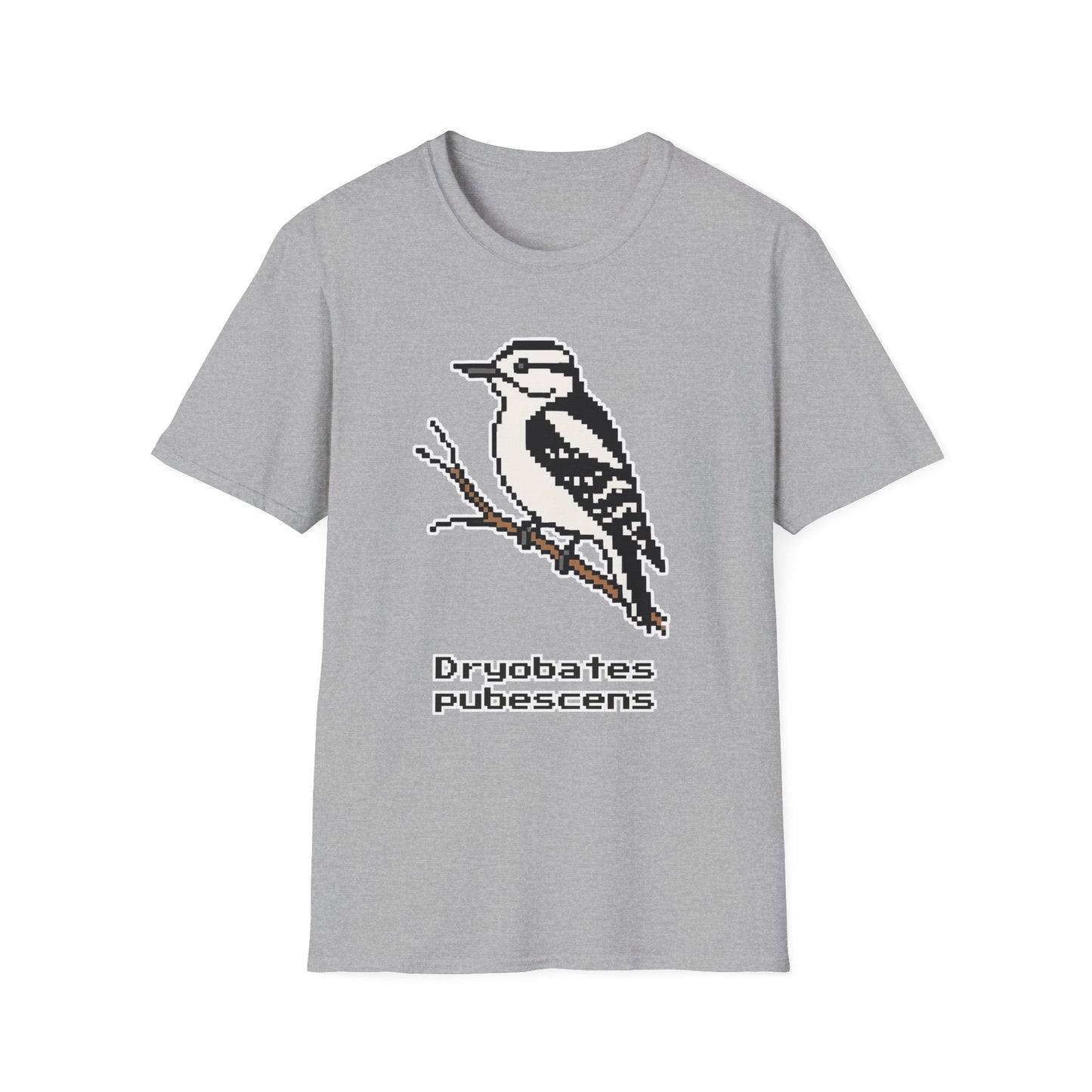 Downy Woodpecker Pixel Art (Female)