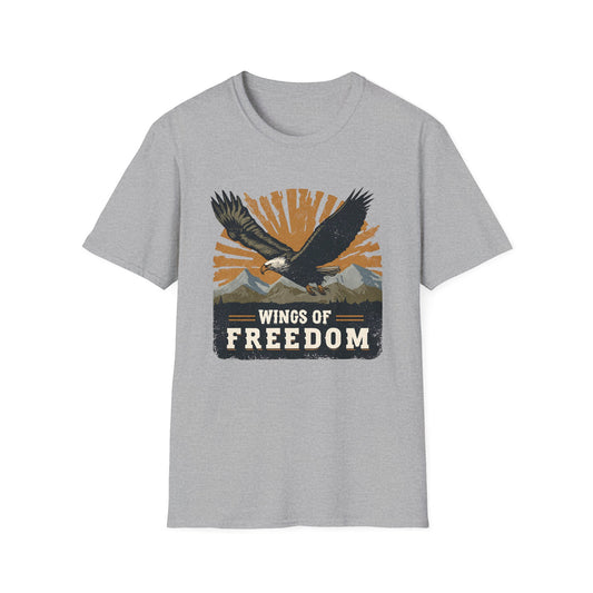 Bald Eagle Wings of Freedom T-Shirt