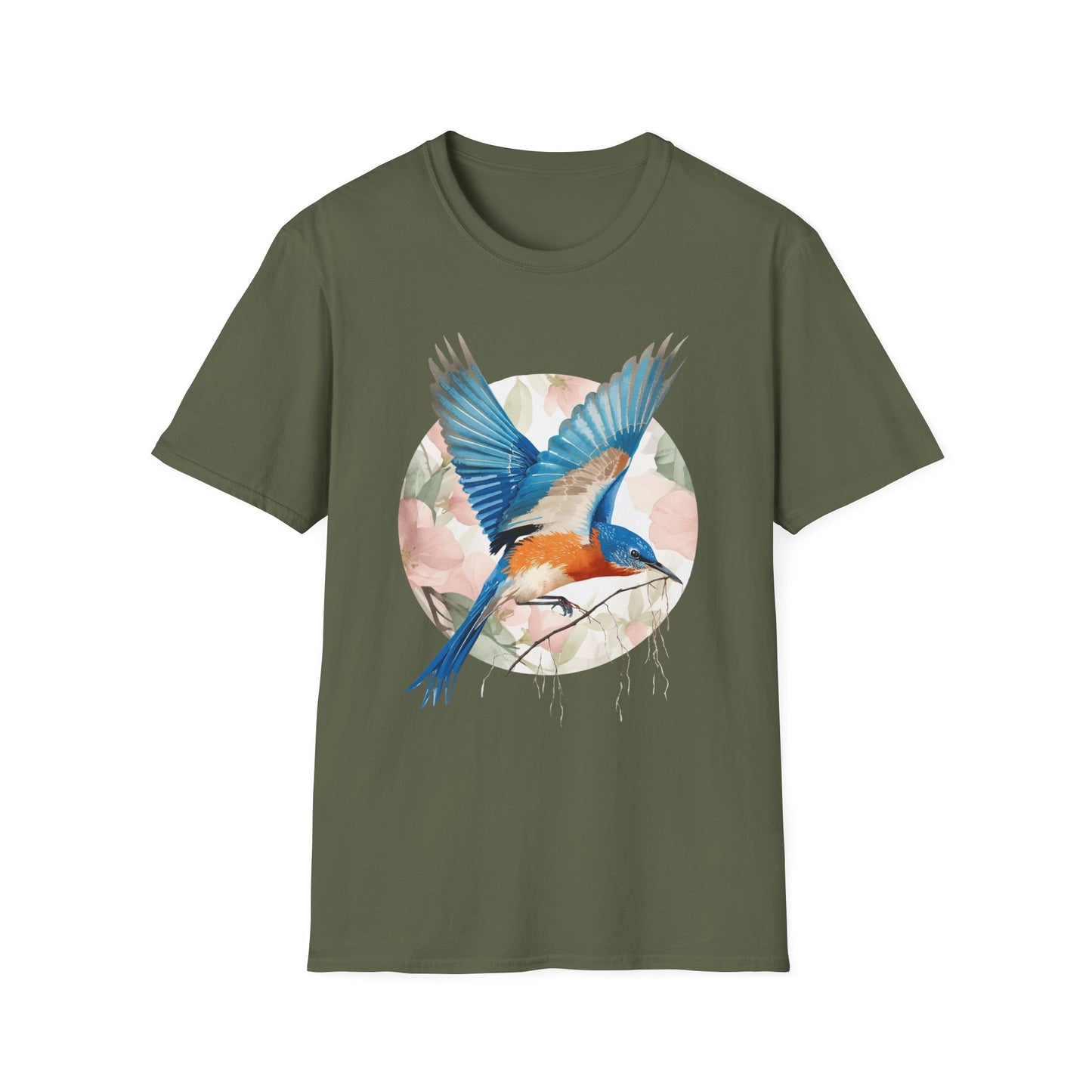 Eastern Bluebird Spring Blossom T-Shirt