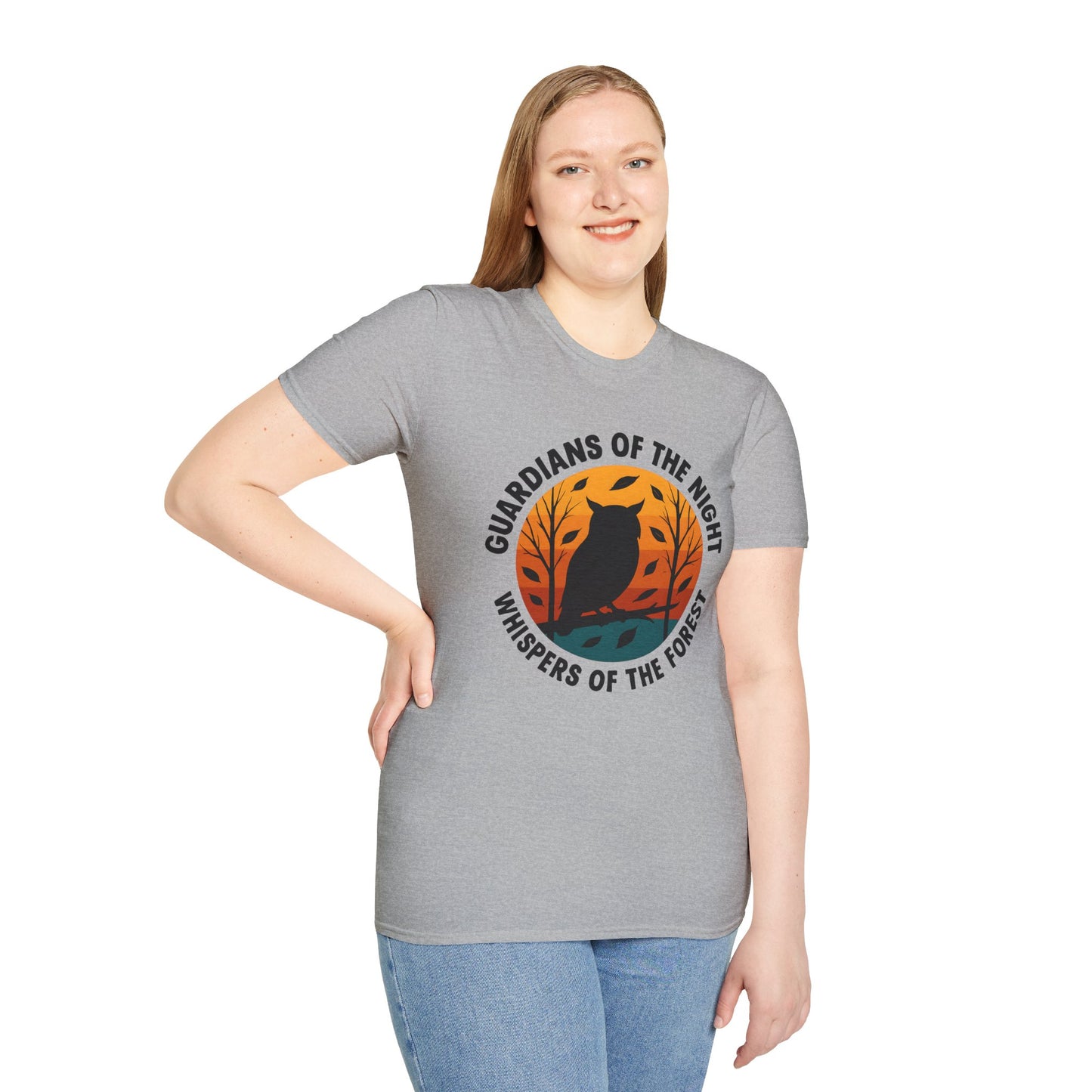 Owl Silhouette Sunset T-Shirt