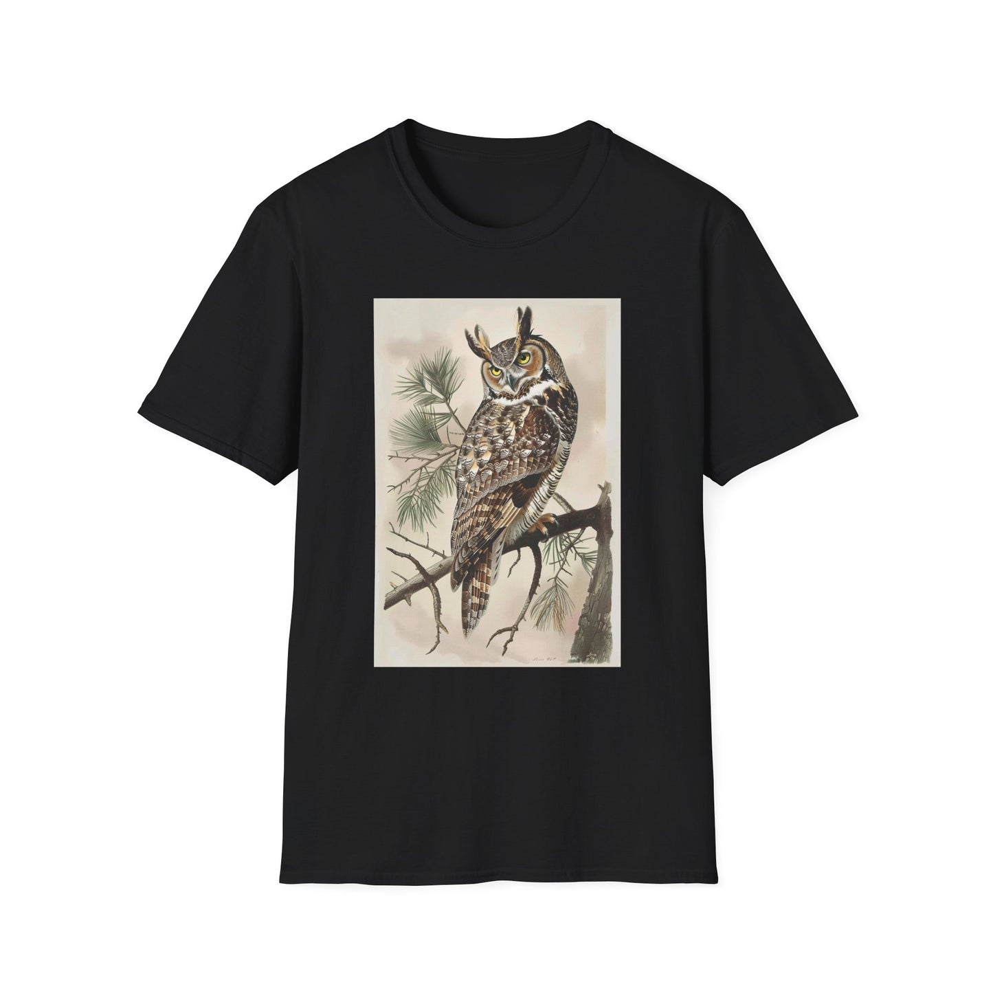 Great Horned Owl – Vintage T-Shirt