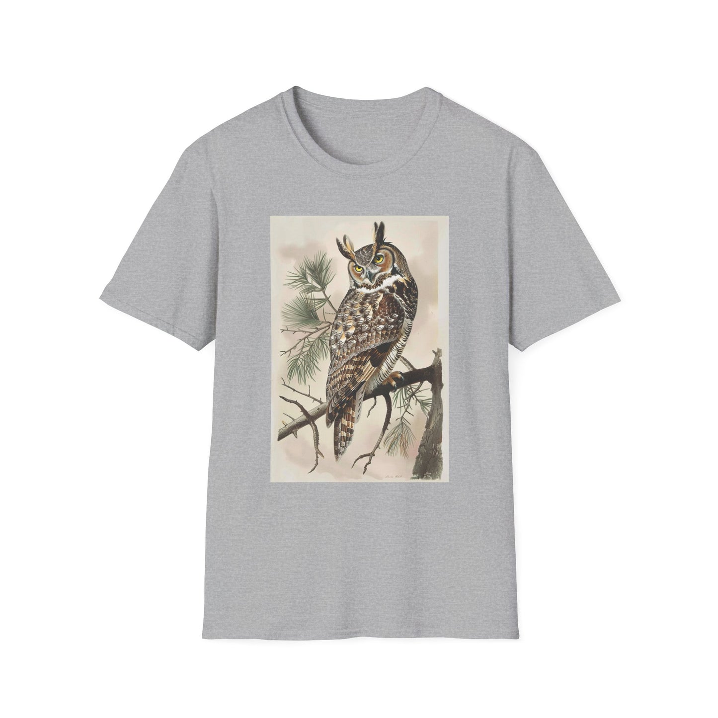 Great Horned Owl – Vintage T-Shirt