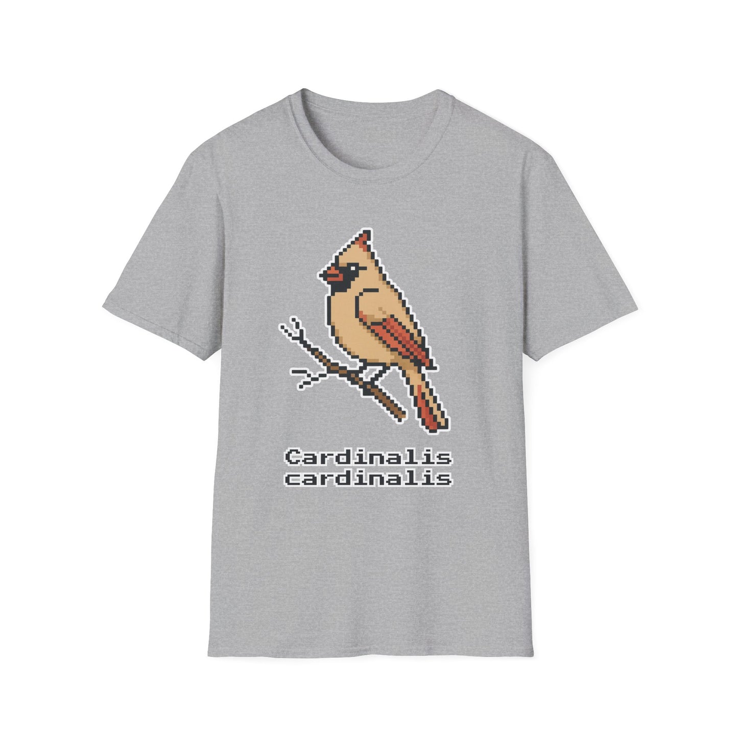 Northern Cardinal Pixel Art (Female)