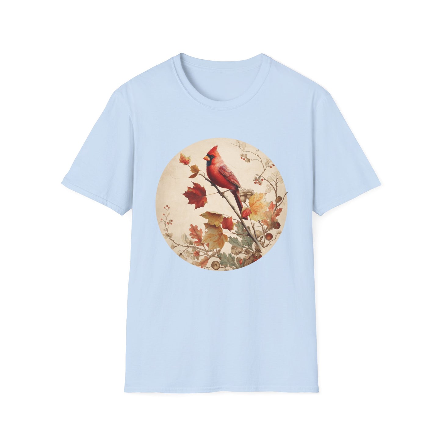 Northern Cardinal Autumn Branch T-Shirt