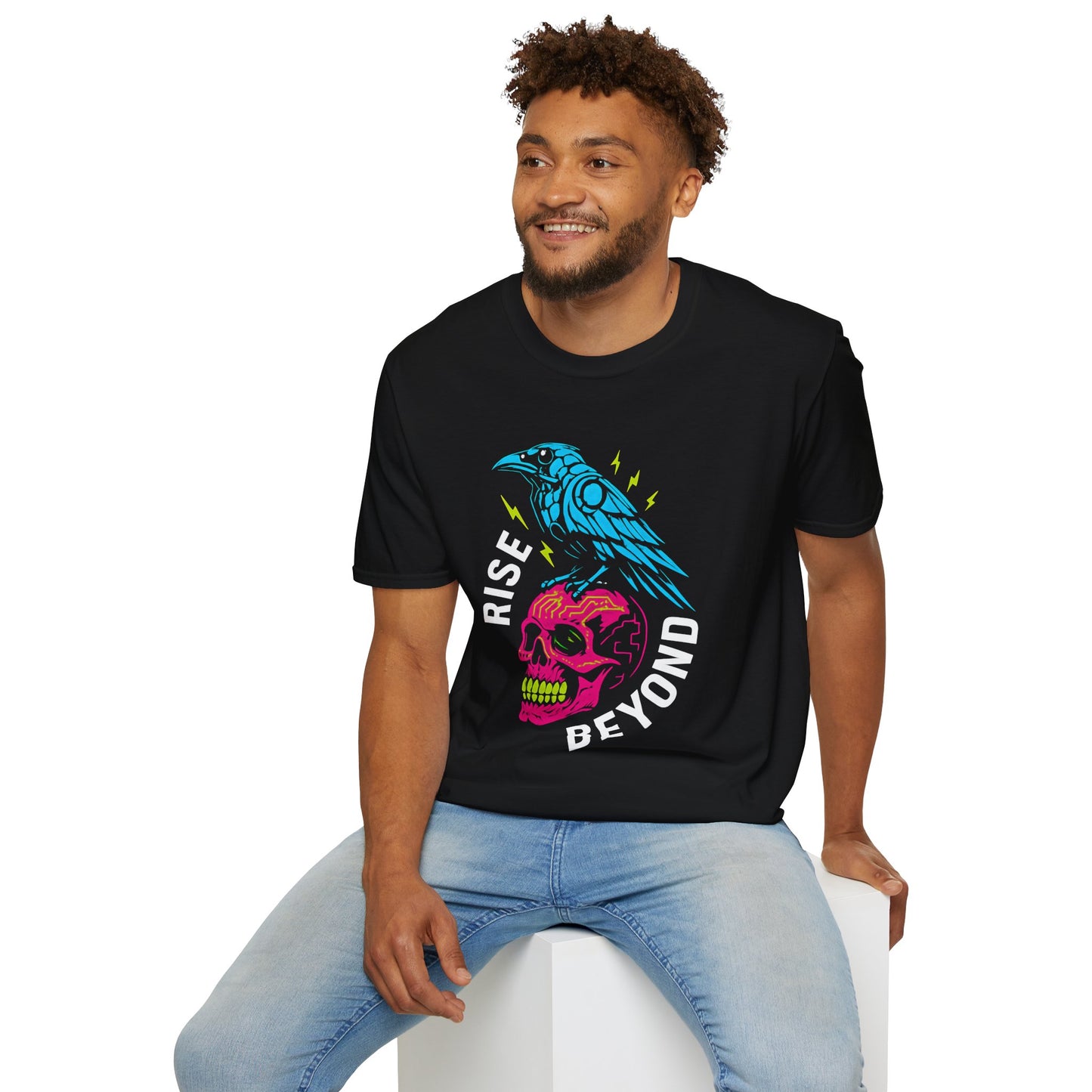 Rise Beyond Raven Skull T-Shirt
