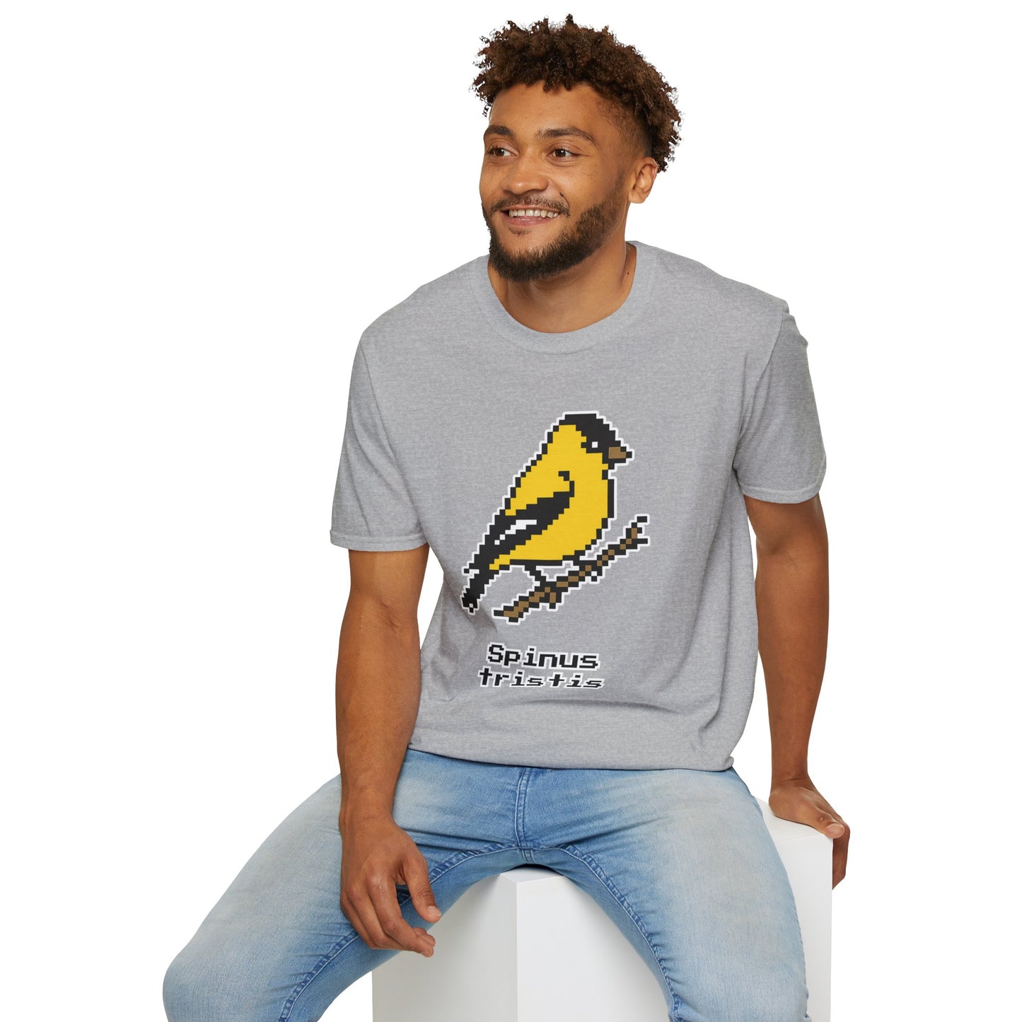 American Goldfinch Pixel Art (Male)