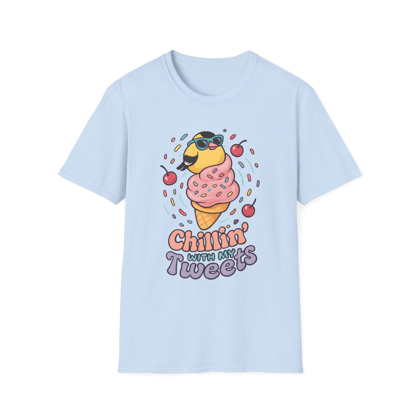 American Goldfinch Chillin’ Kawaii T-Shirt