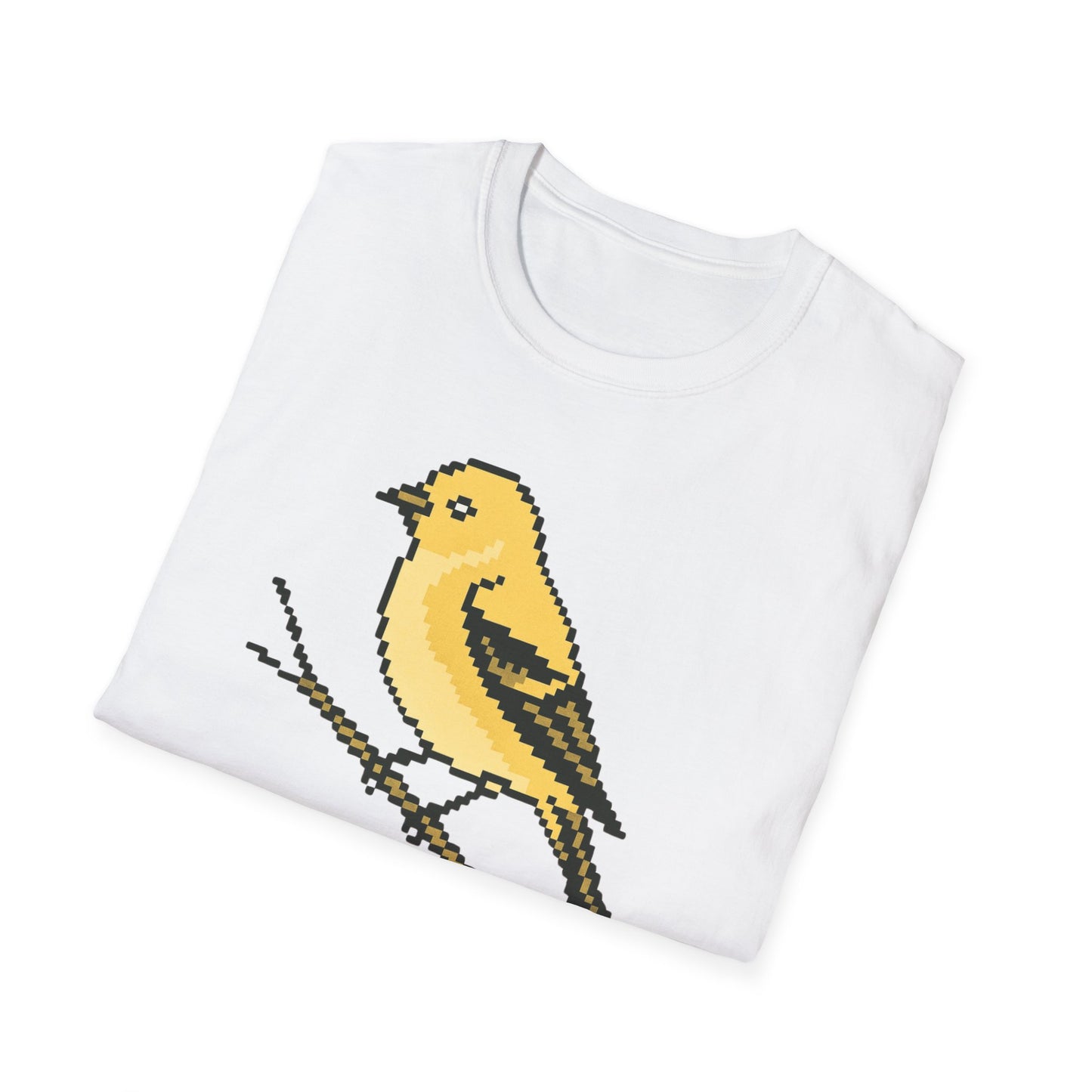 American Goldfinch Pixel Art (Female)