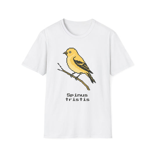American Goldfinch Pixel Art (Female)