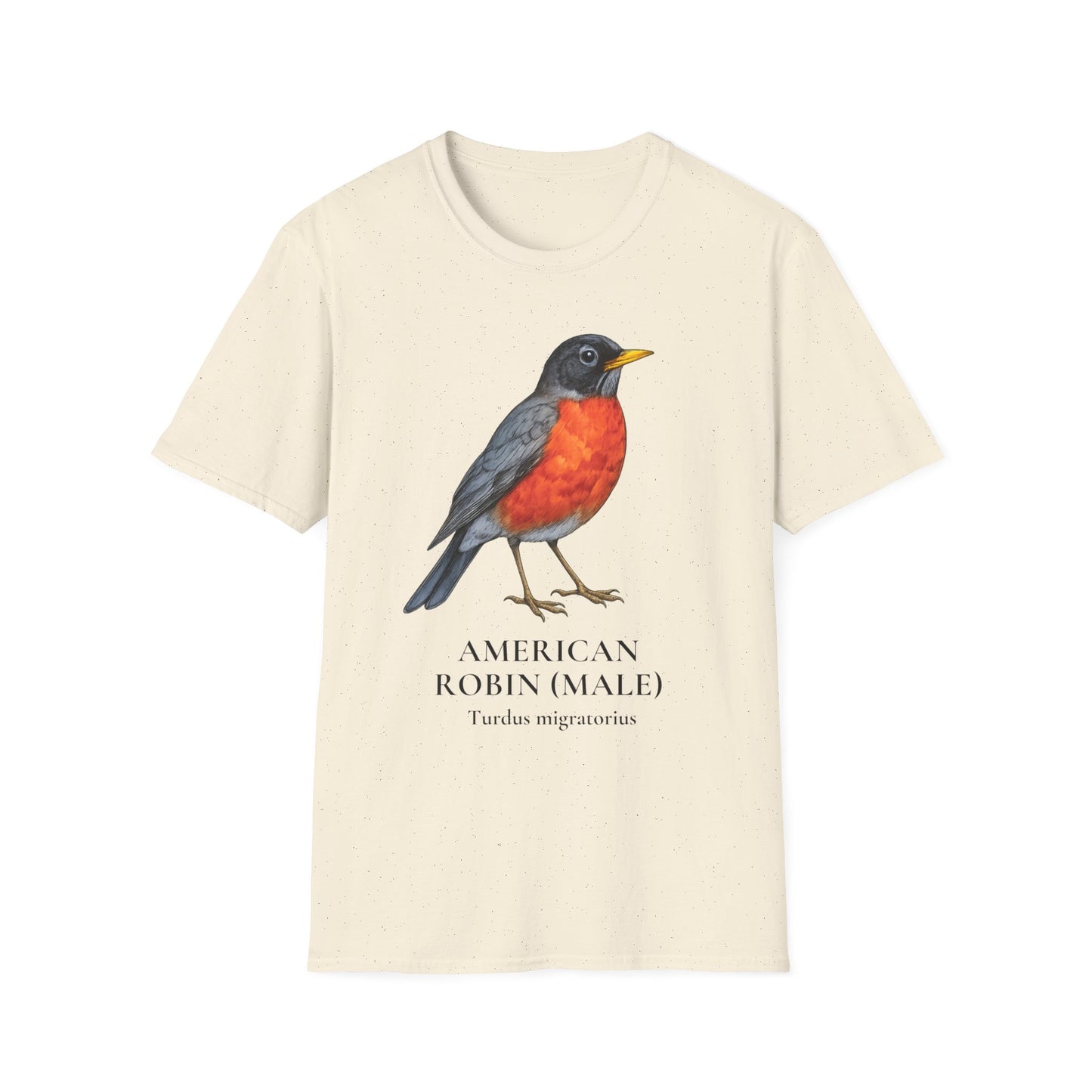 American Robin (Male) Field Guide Tee