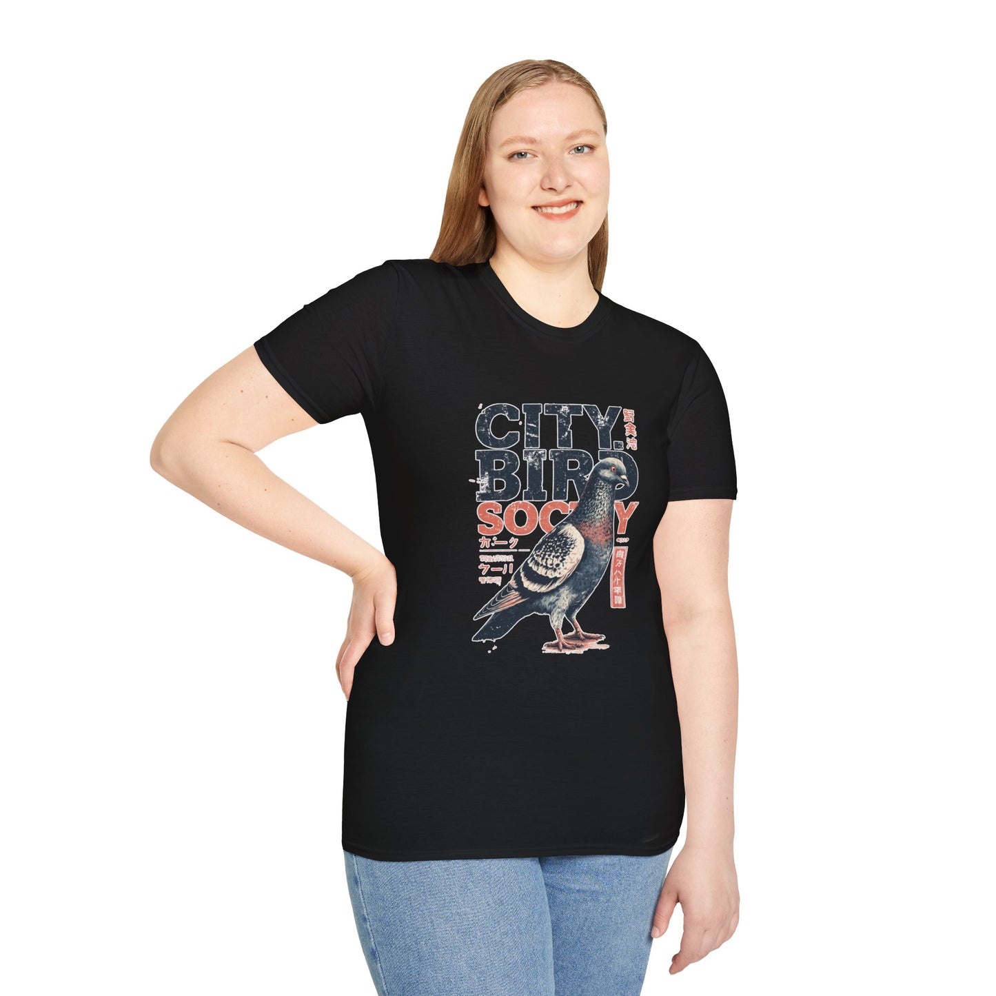 City Bird Society Pigeon T-Shirt