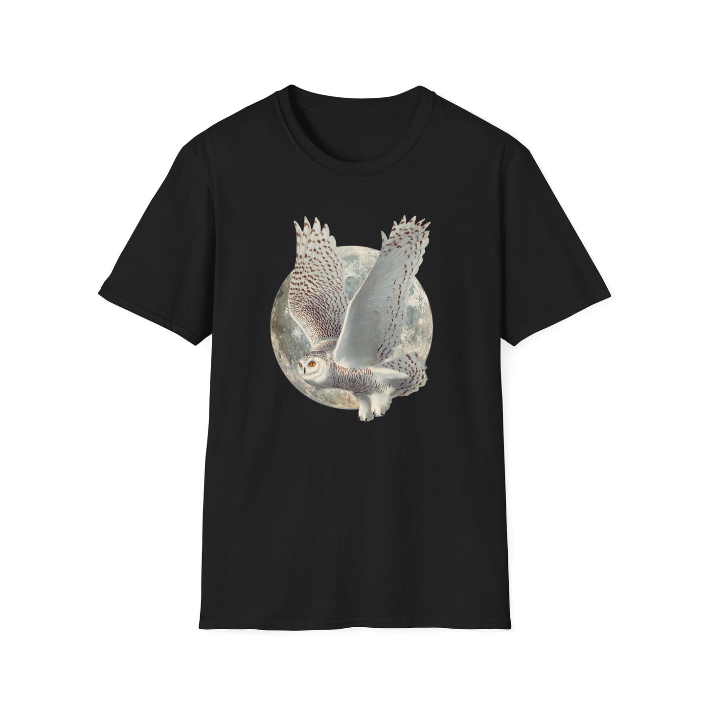 Snowy Owl Moon T-Shirt