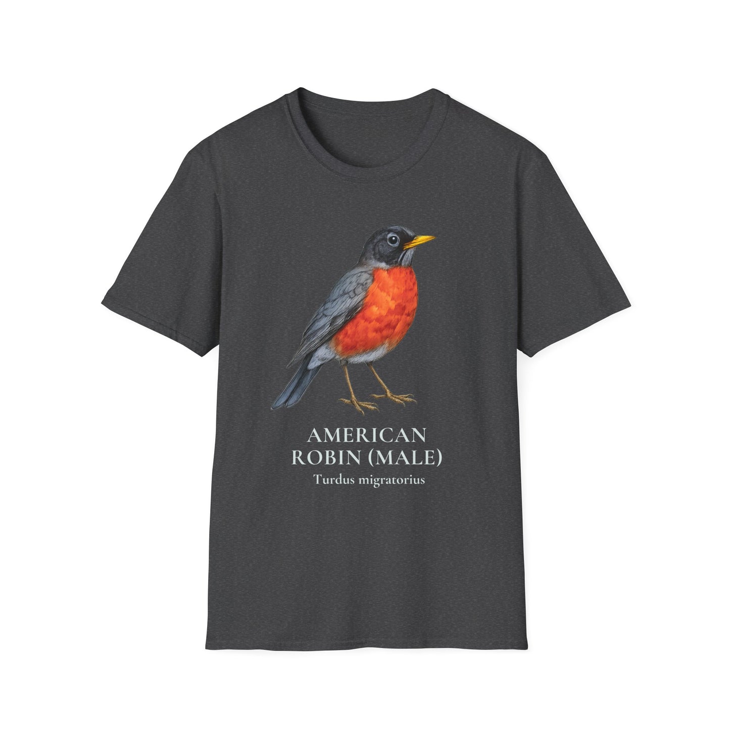 American Robin (Male) Field Guide Tee