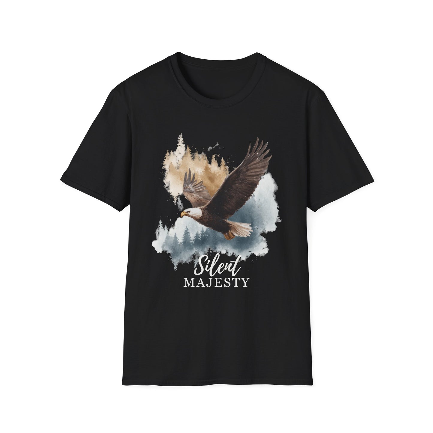 Bald Eagle Silent Majesty Watercolor T-Shirt