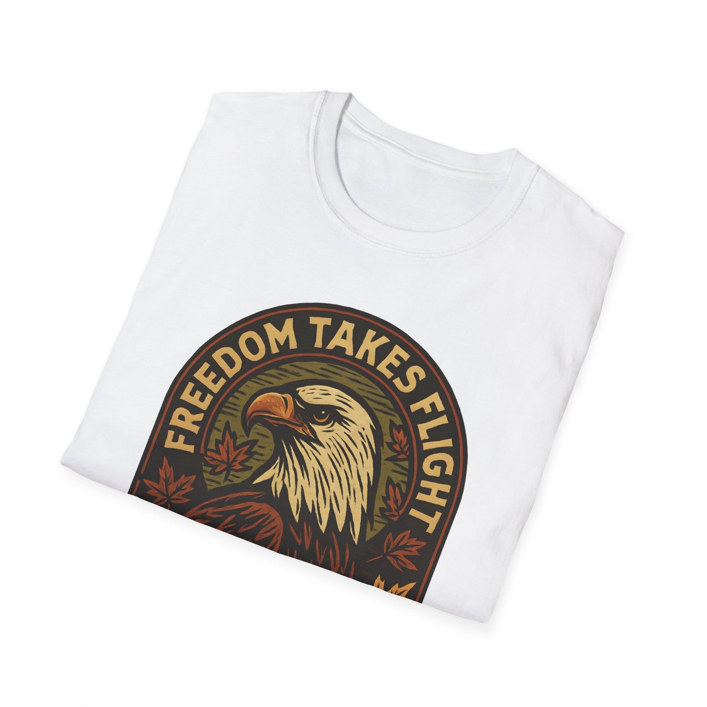 Bald Eagle Autumn Vintage T-Shirt