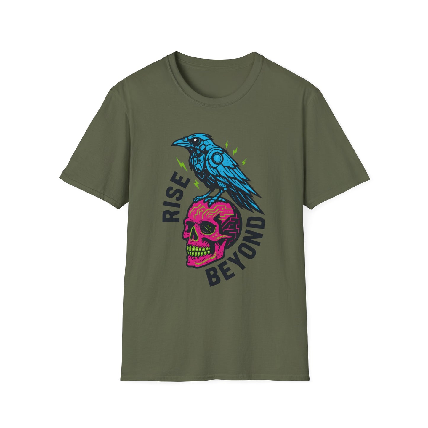 Rise Beyond Raven Skull T-Shirt