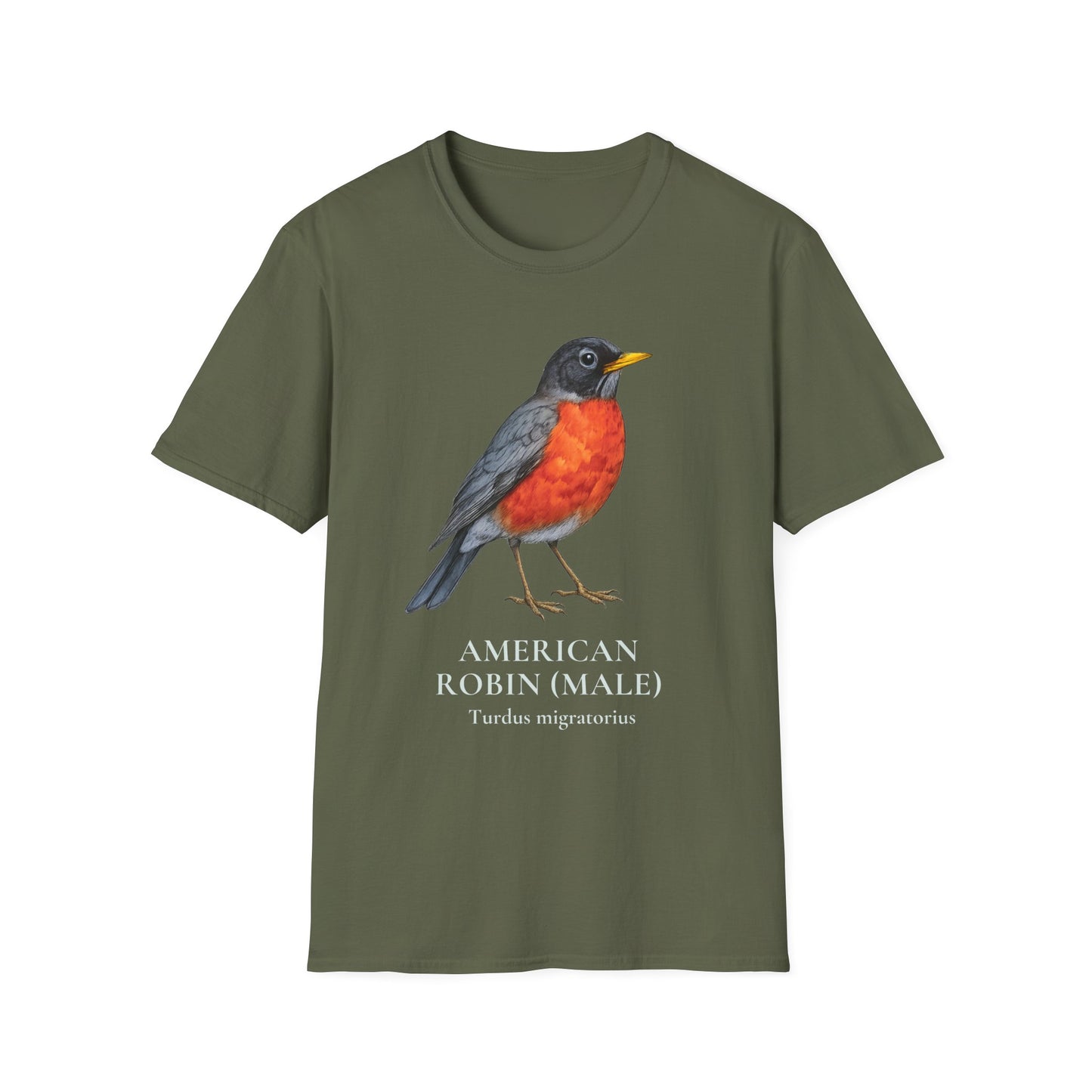 American Robin (Male) Field Guide Tee