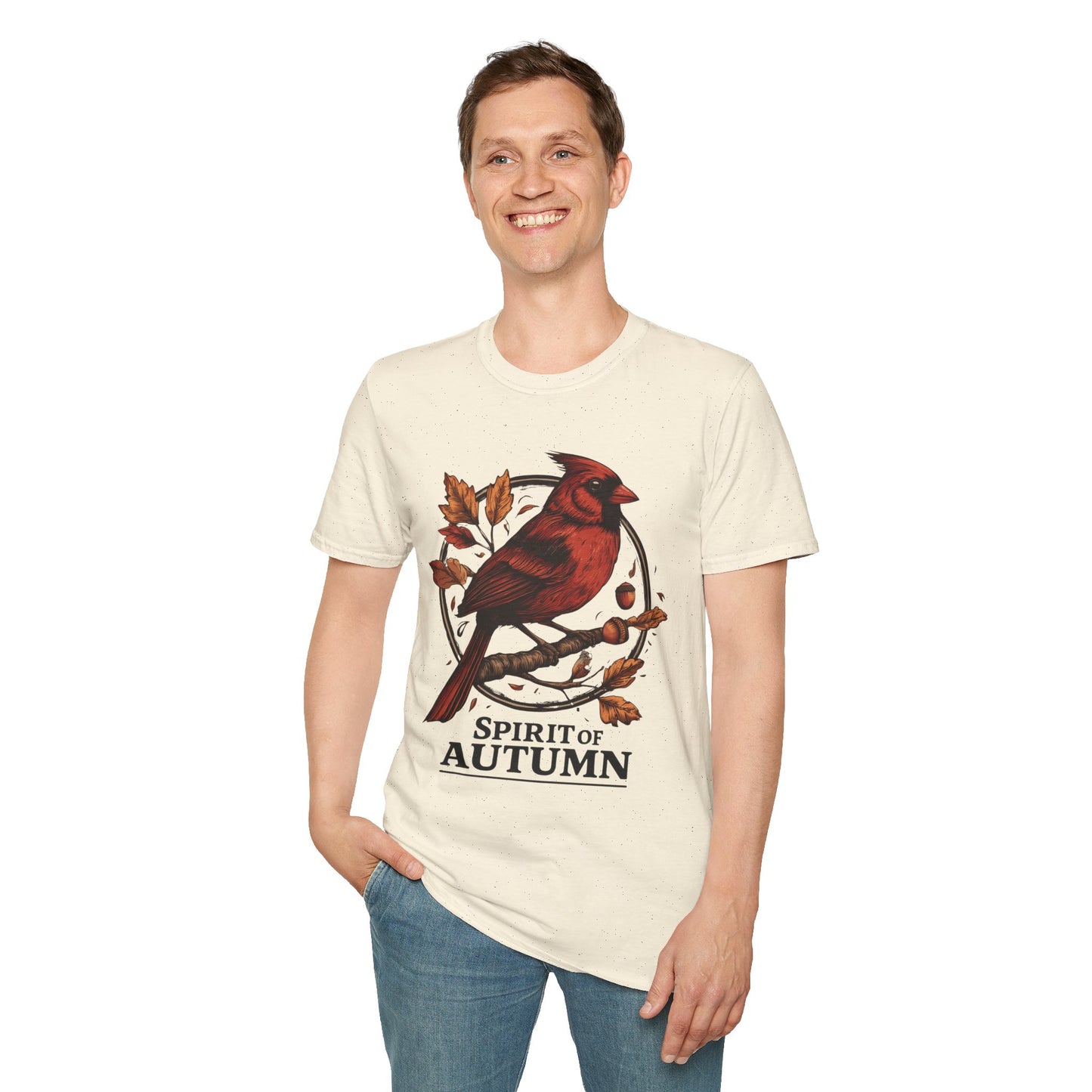 Northern Cardinal Spirit of Autumn T-Shirt