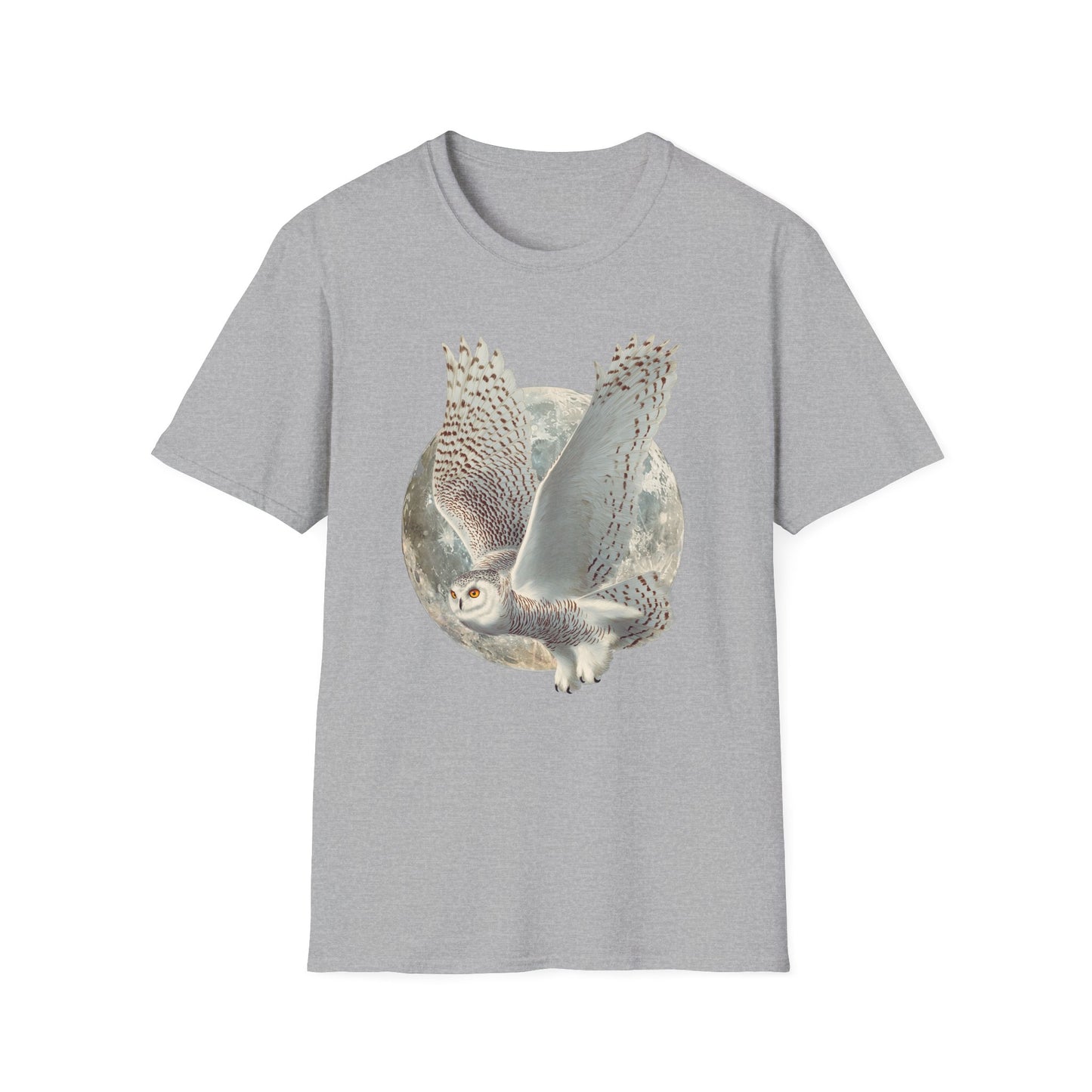 Snowy Owl Moon T-Shirt