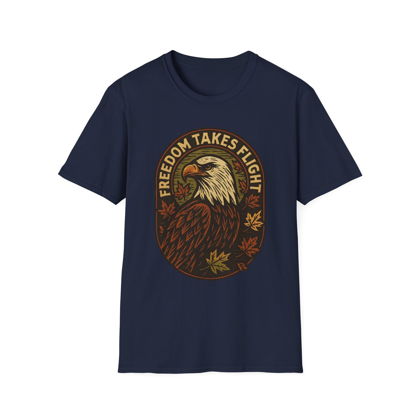 Bald Eagle Autumn Vintage T-Shirt