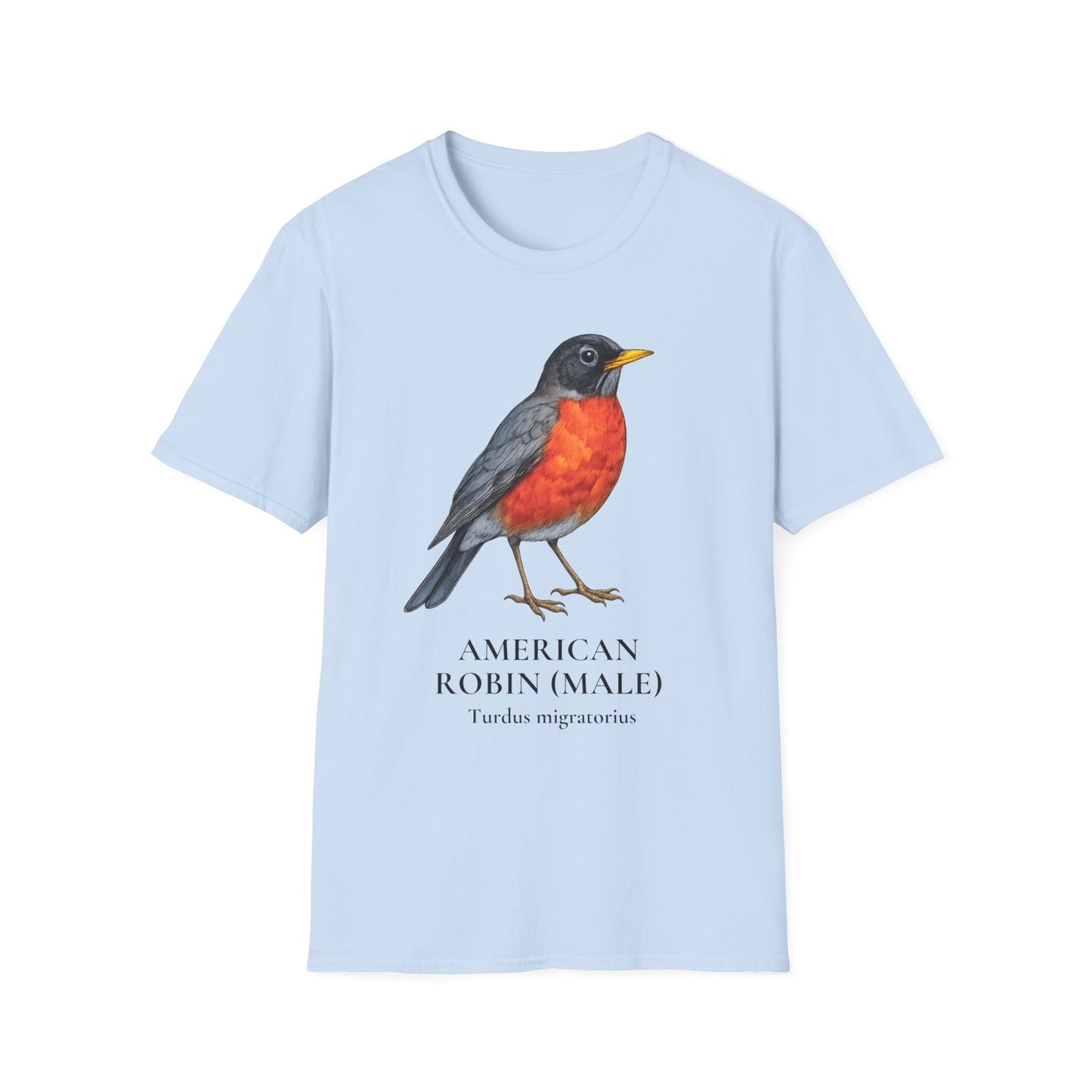 American Robin (Male) Field Guide Tee