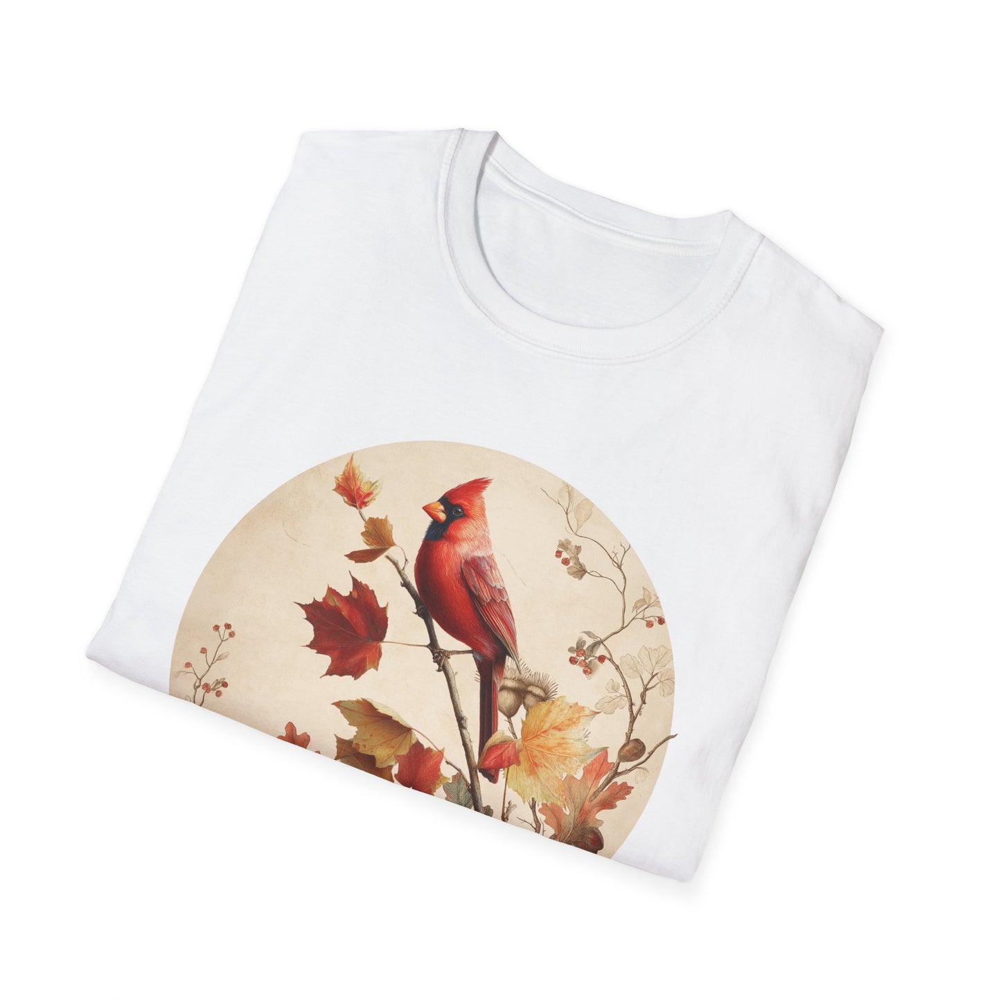 Northern Cardinal Autumn Branch T-Shirt