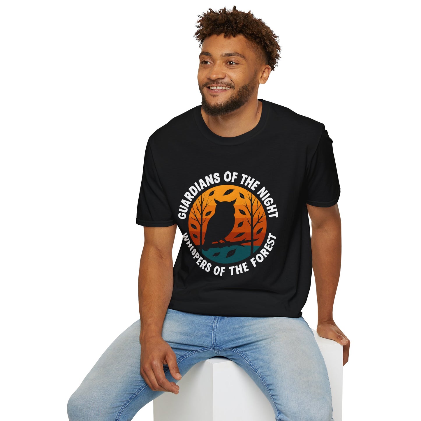Owl Silhouette Sunset T-Shirt